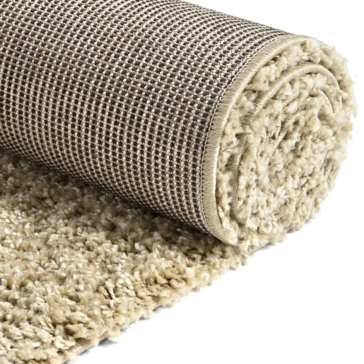 Ryatæpper - Alsace (beige/hvid/brun)