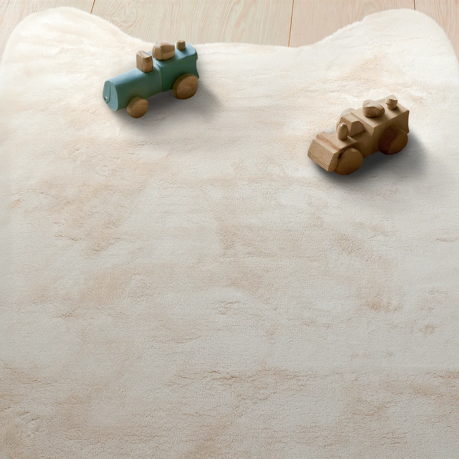 Børnetæppe - Aranga Super Soft Cat (beige)