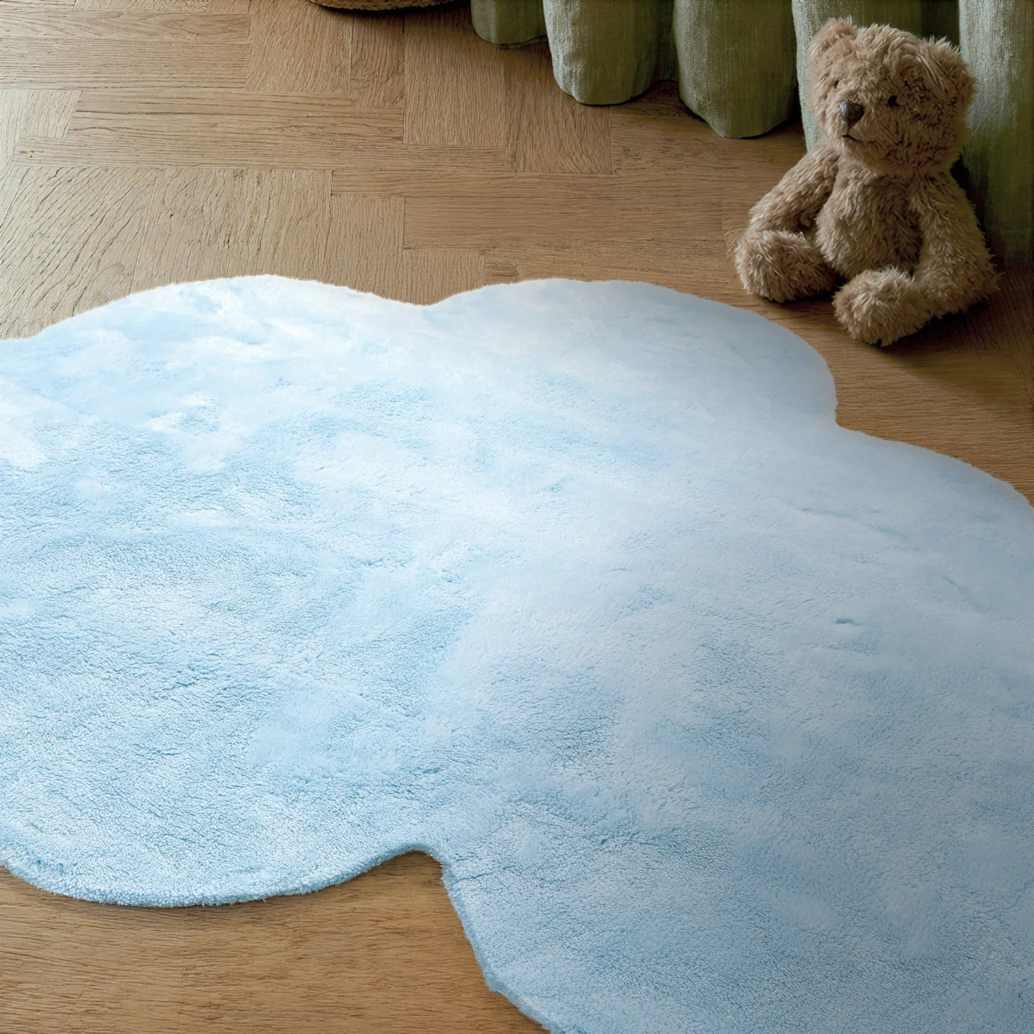 Børnetæppe - Aranga Super Soft Cloud (lyseblå)