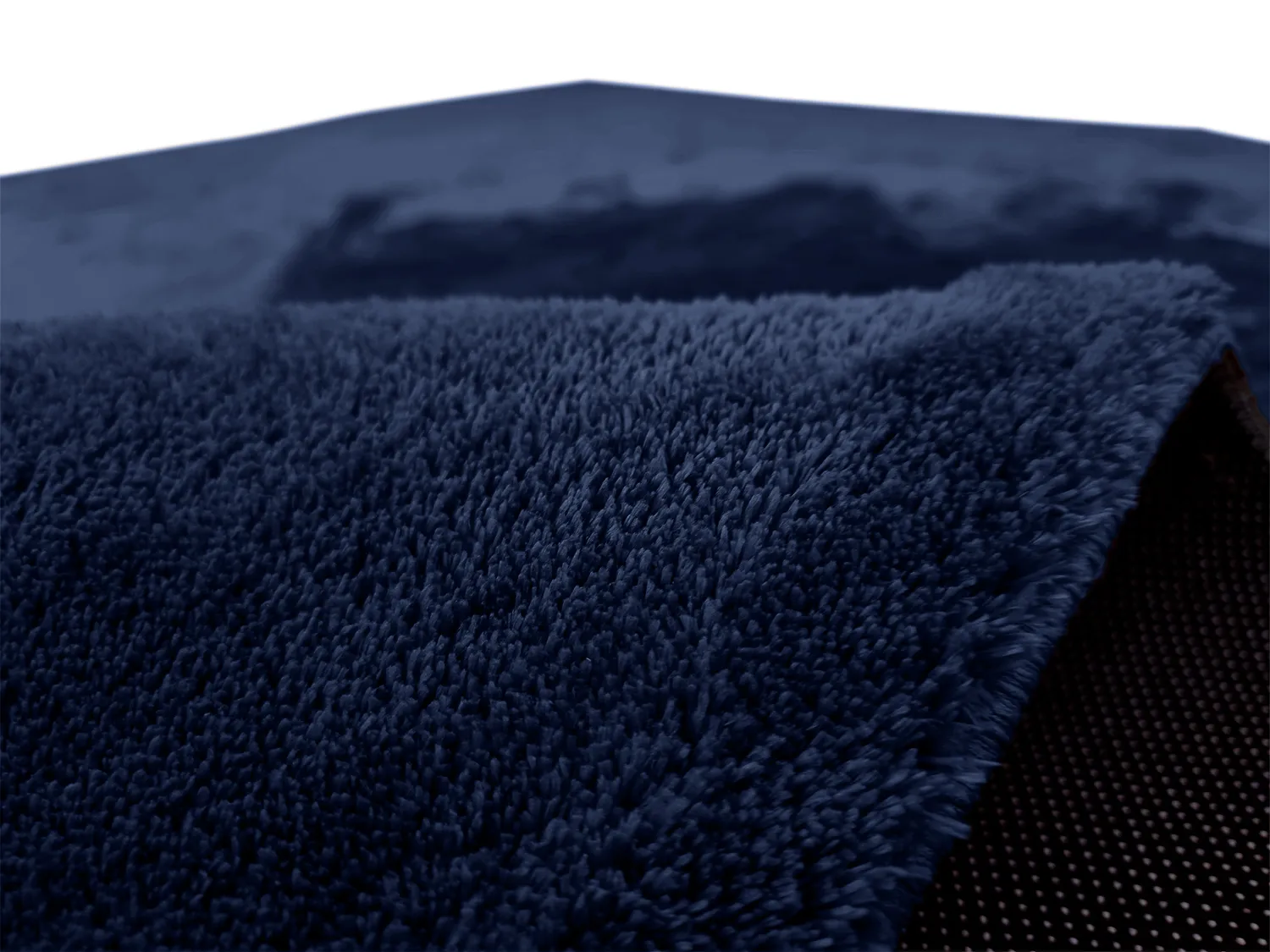 Ryatæpper - Aranga Super Soft Fur (mørkeblå)