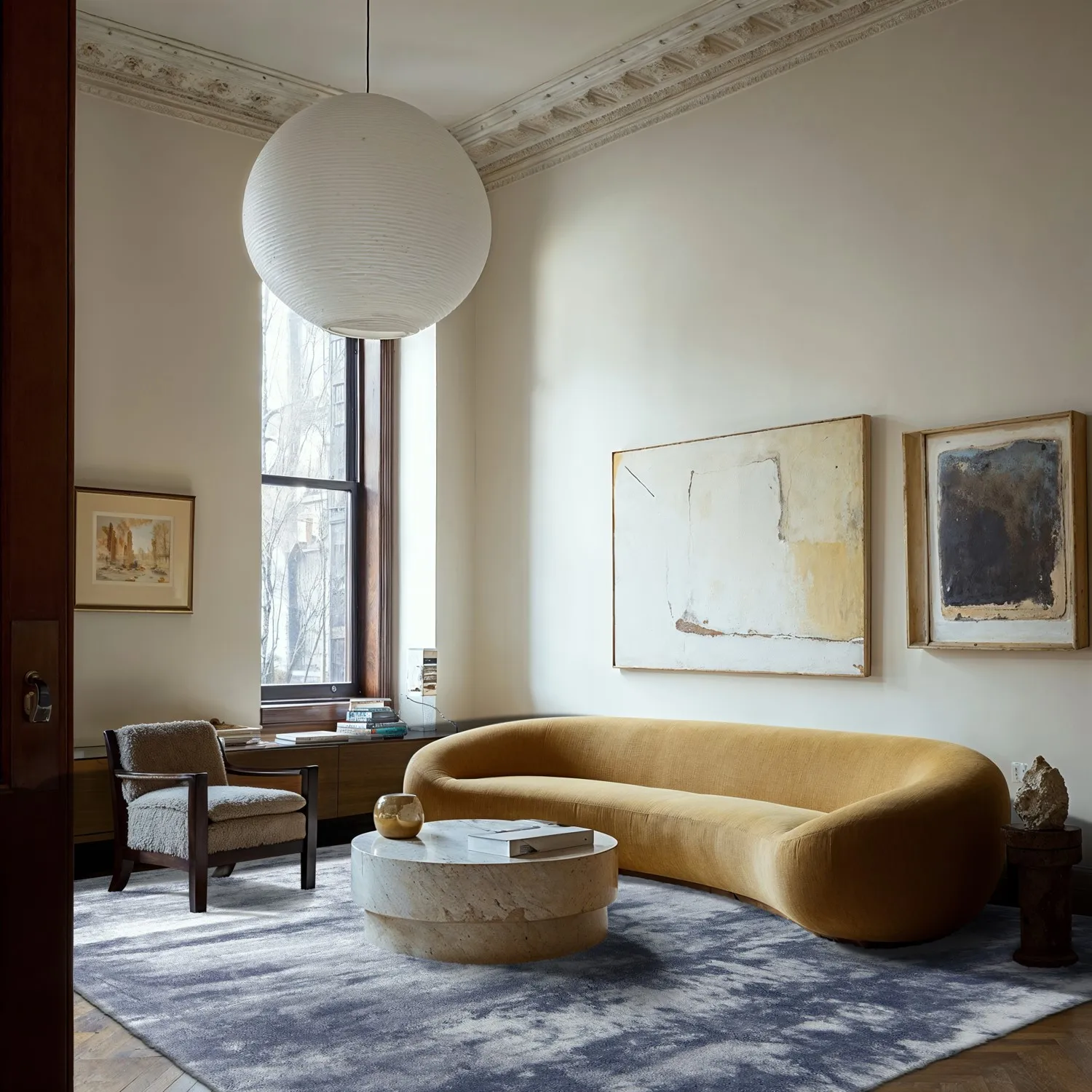 Ryatæpper - Aranga Super Soft Fur (stålblå)