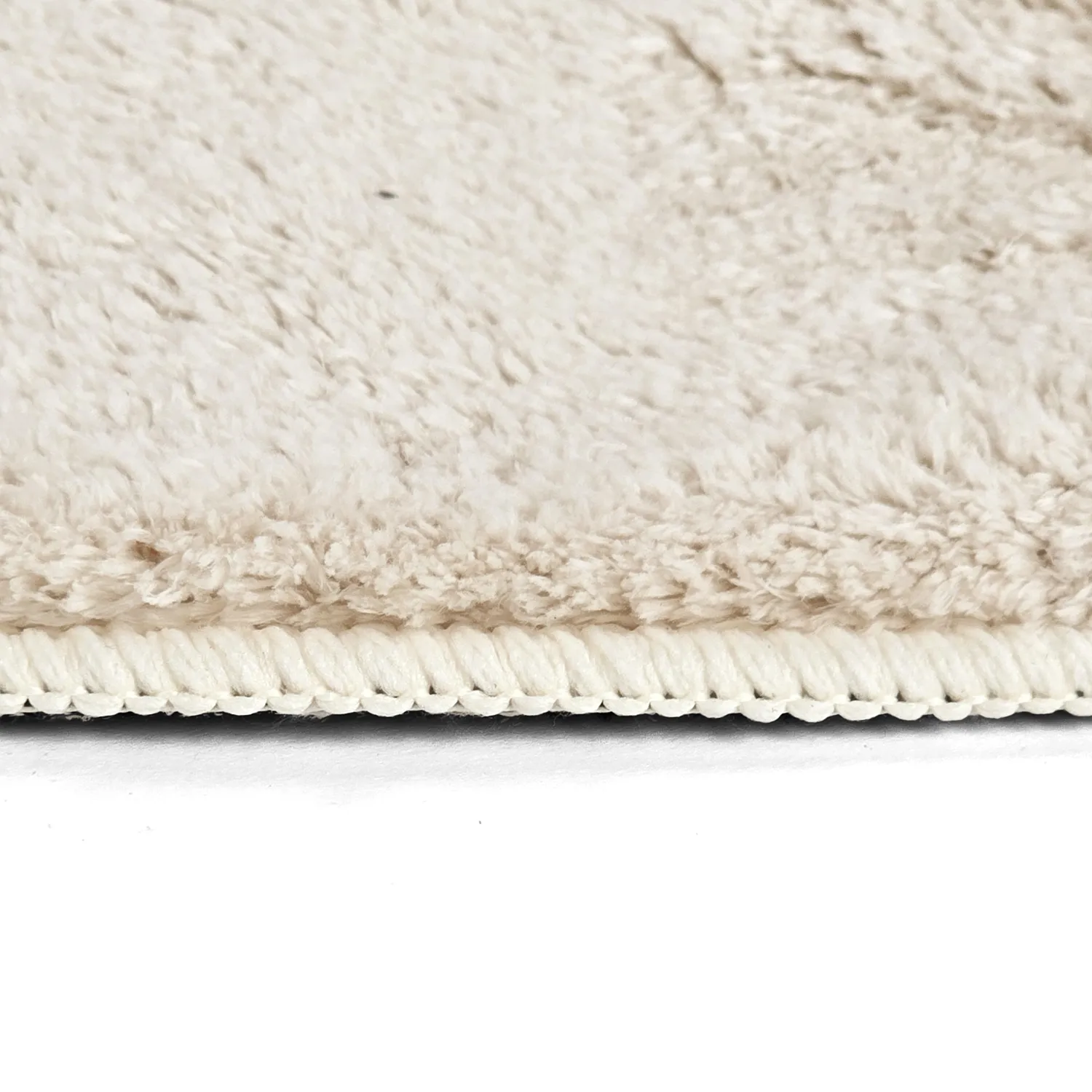 Ovalt ryatæppe - Aranga Super Soft Fur (beige)