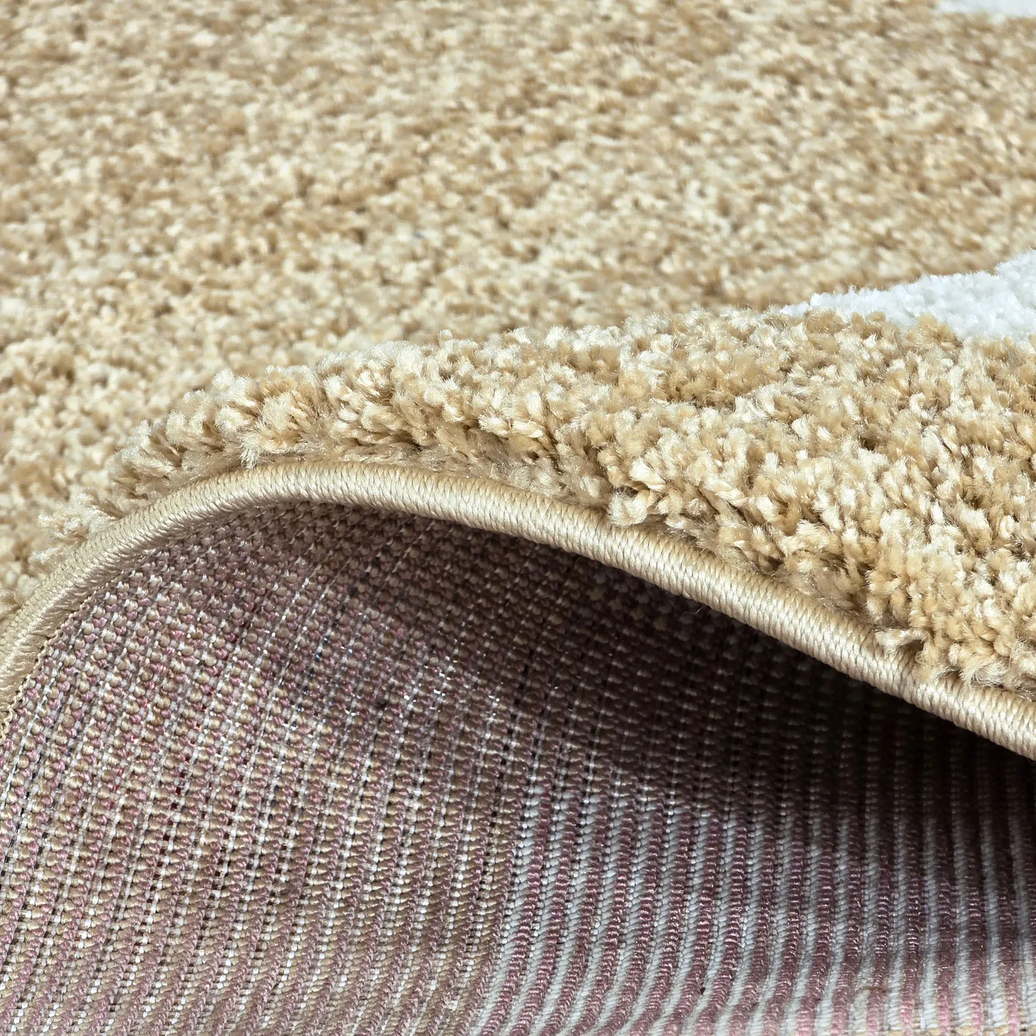 Ryatæpper - Asilah (beige/hvid)