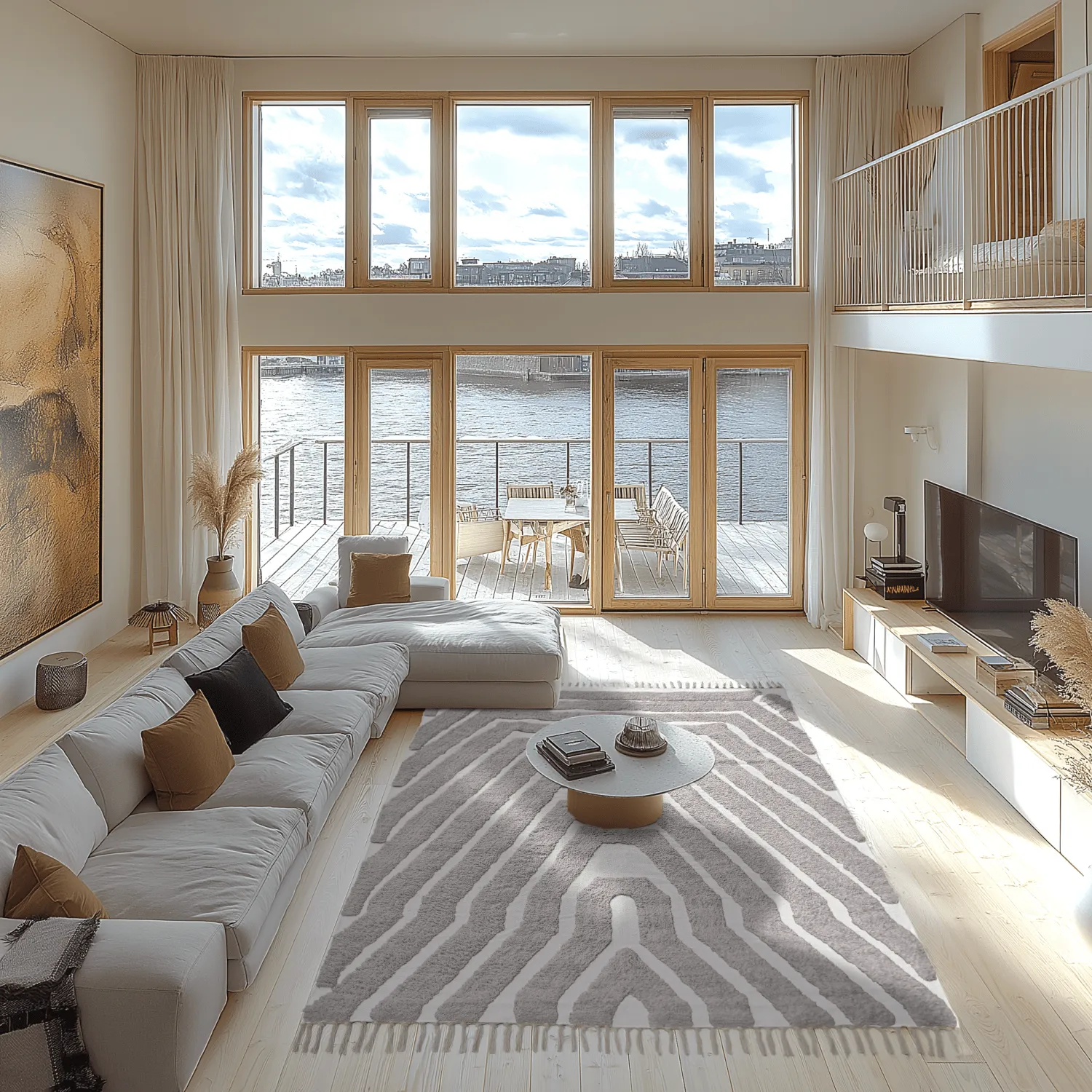 Ryatæpper - Callista Natural Cotton Shaggy (taupe)