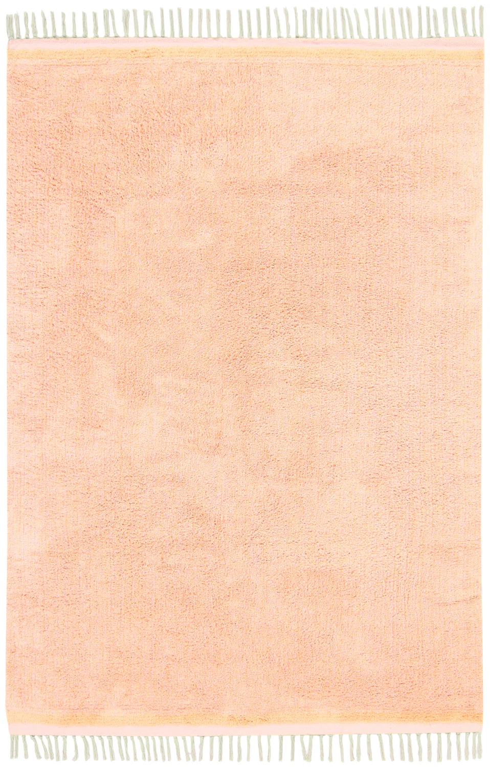 Ryatæpper - Celina Natural Cotton Shaggy (pink/beige)