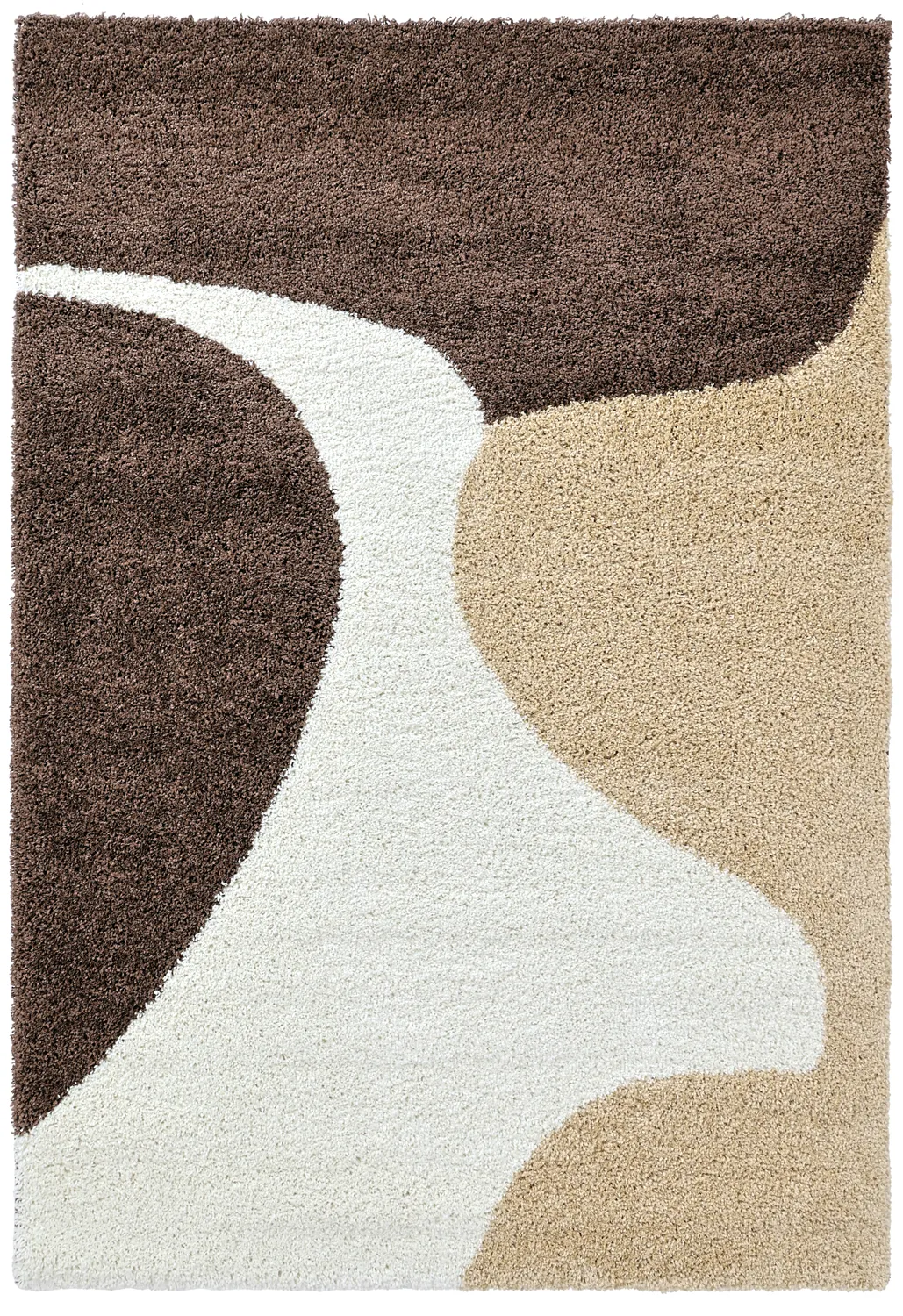 Ryatæpper - Chiniot (brun/beige/hvid)