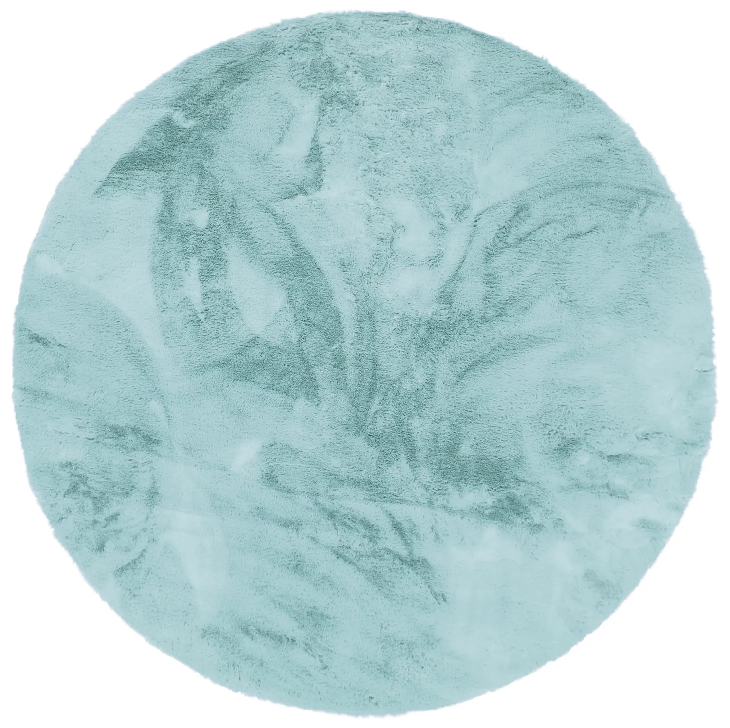 Runde tæpper - Cloud Super Soft (lyseblå)