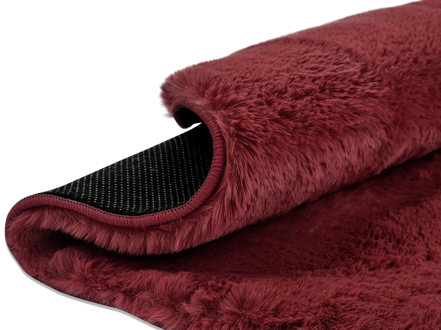 Runde tæpper - Cloud Super Soft (rød)