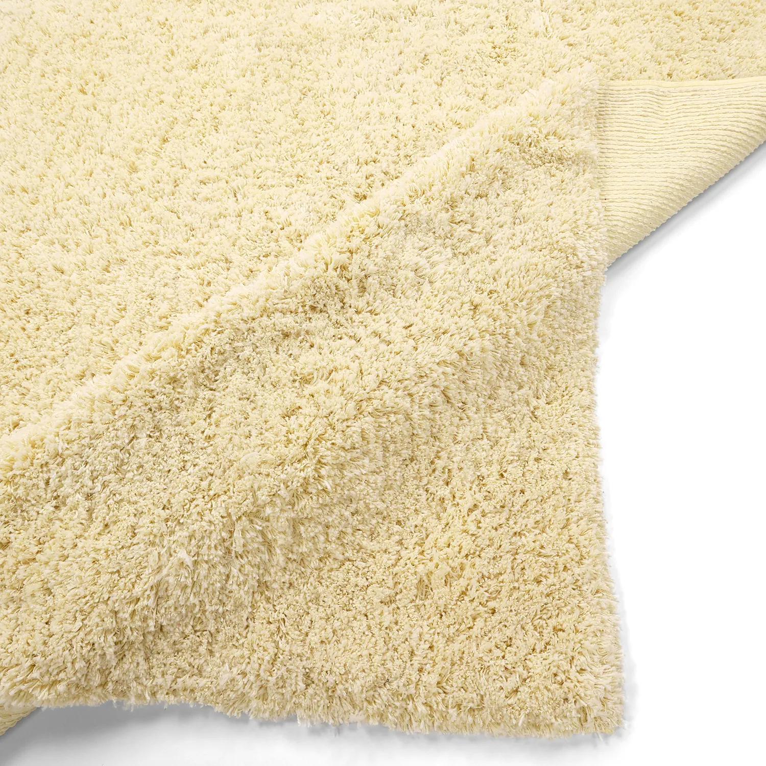 Ryatæpper - Combarro Solid Cotton Shaggy (lysegul)
