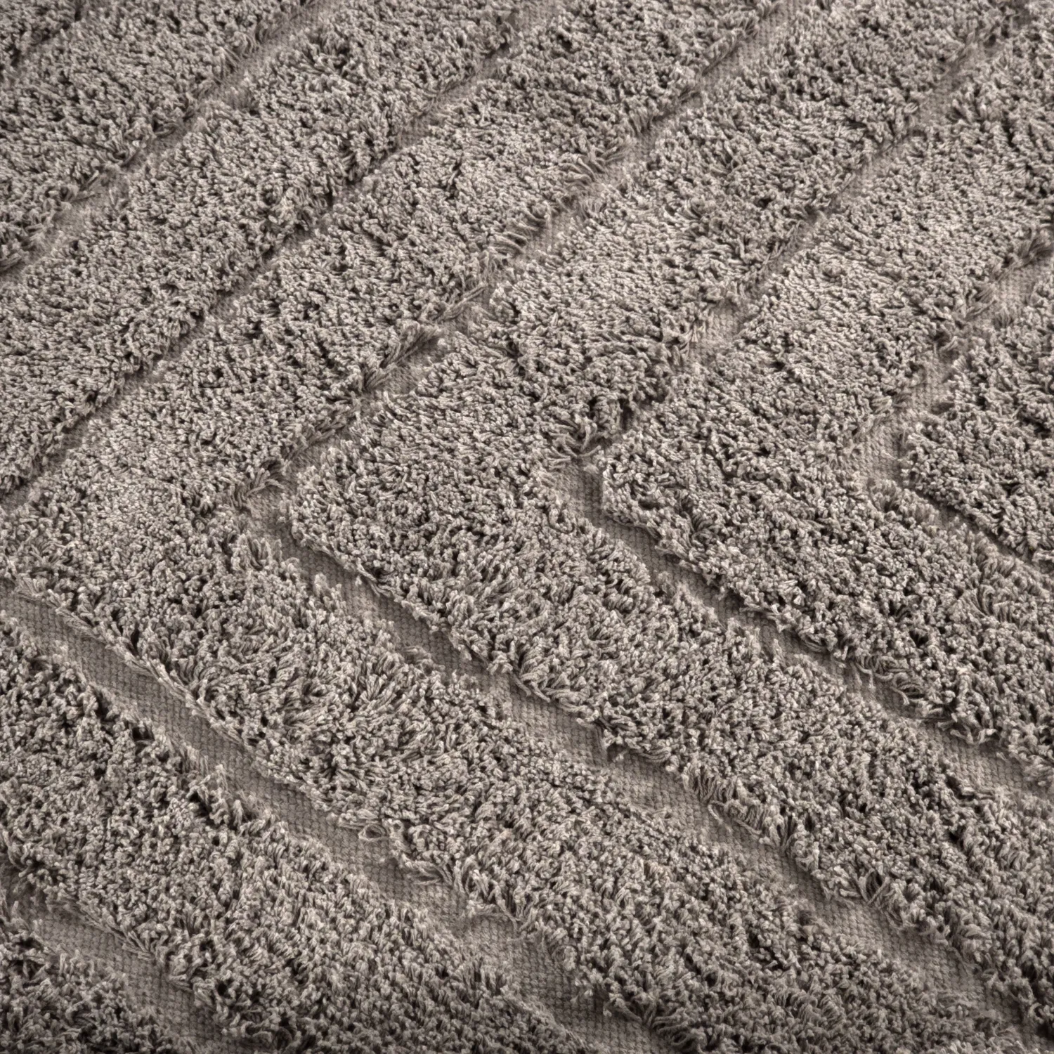 Runde tæpper - Conara Natural Cotton Shaggy (taupe)