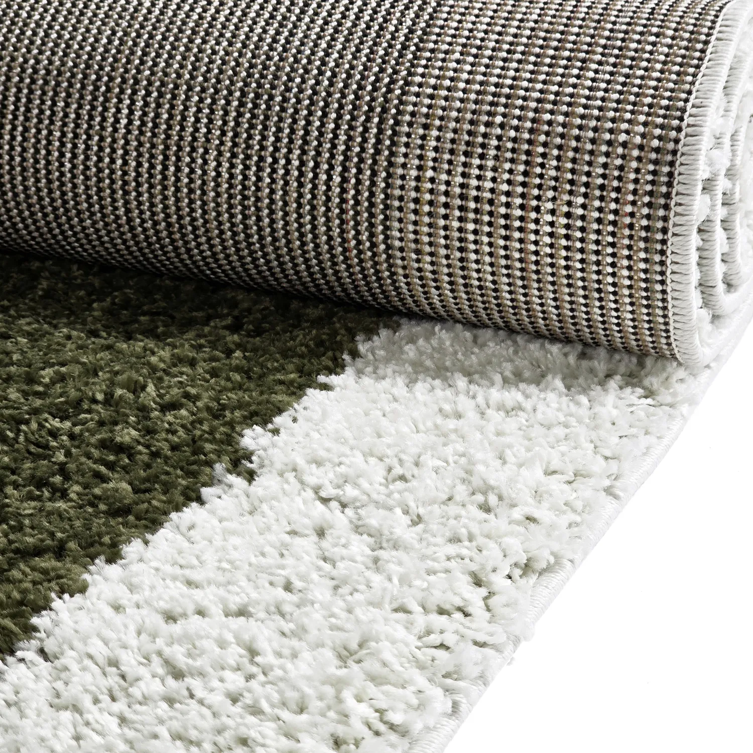 Ryatæpper - Conques (grøn/hvid)