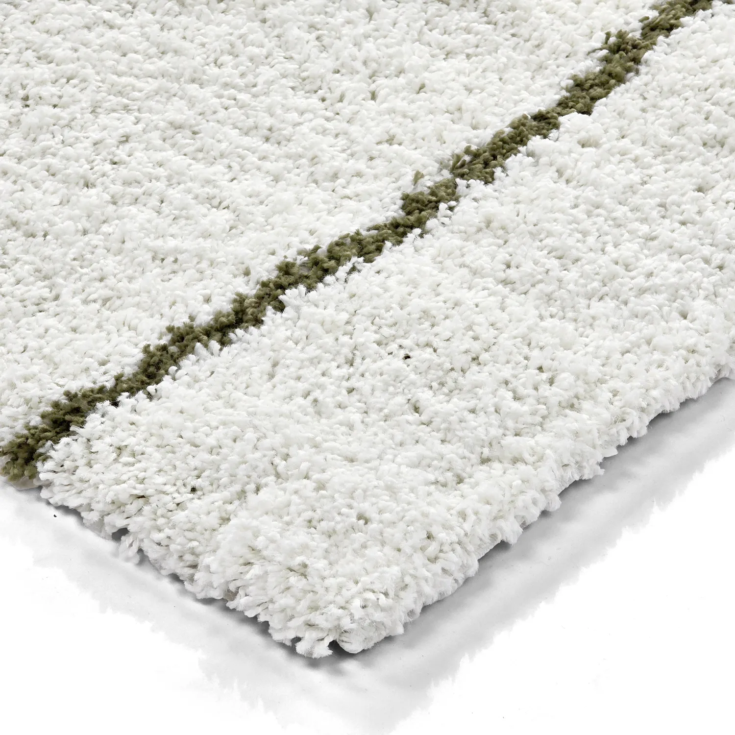 Ryatæpper - Eze (hvid/grøn)