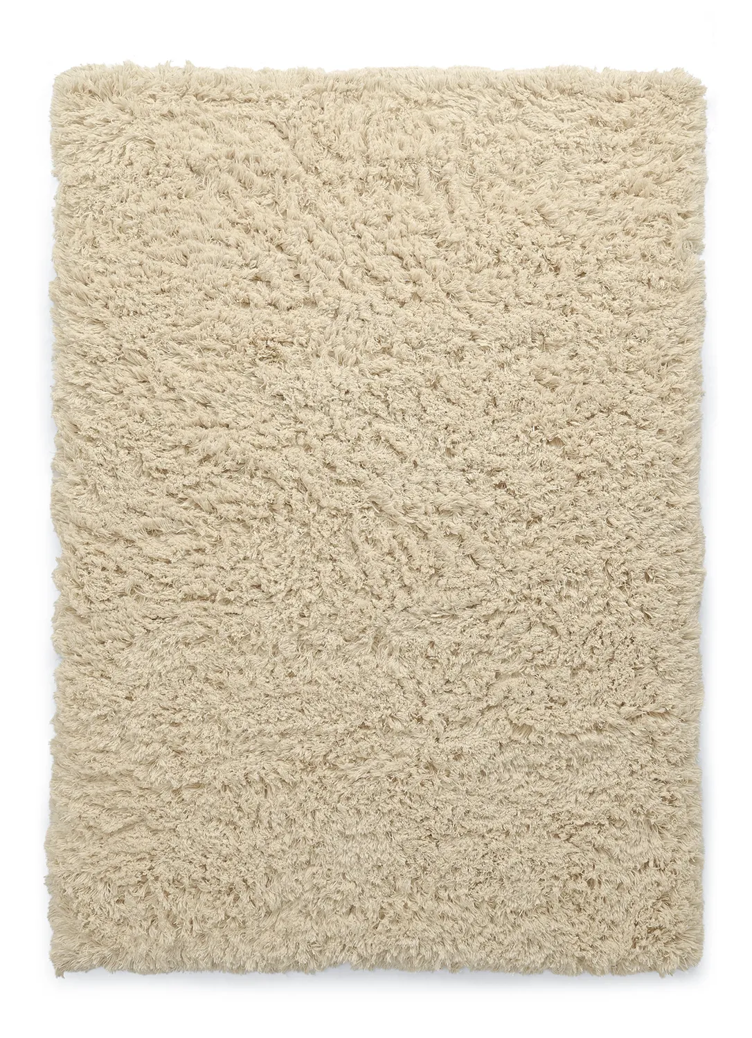 Ryatæpper - Fassale Hand Woven Wool Shaggy (fløde)