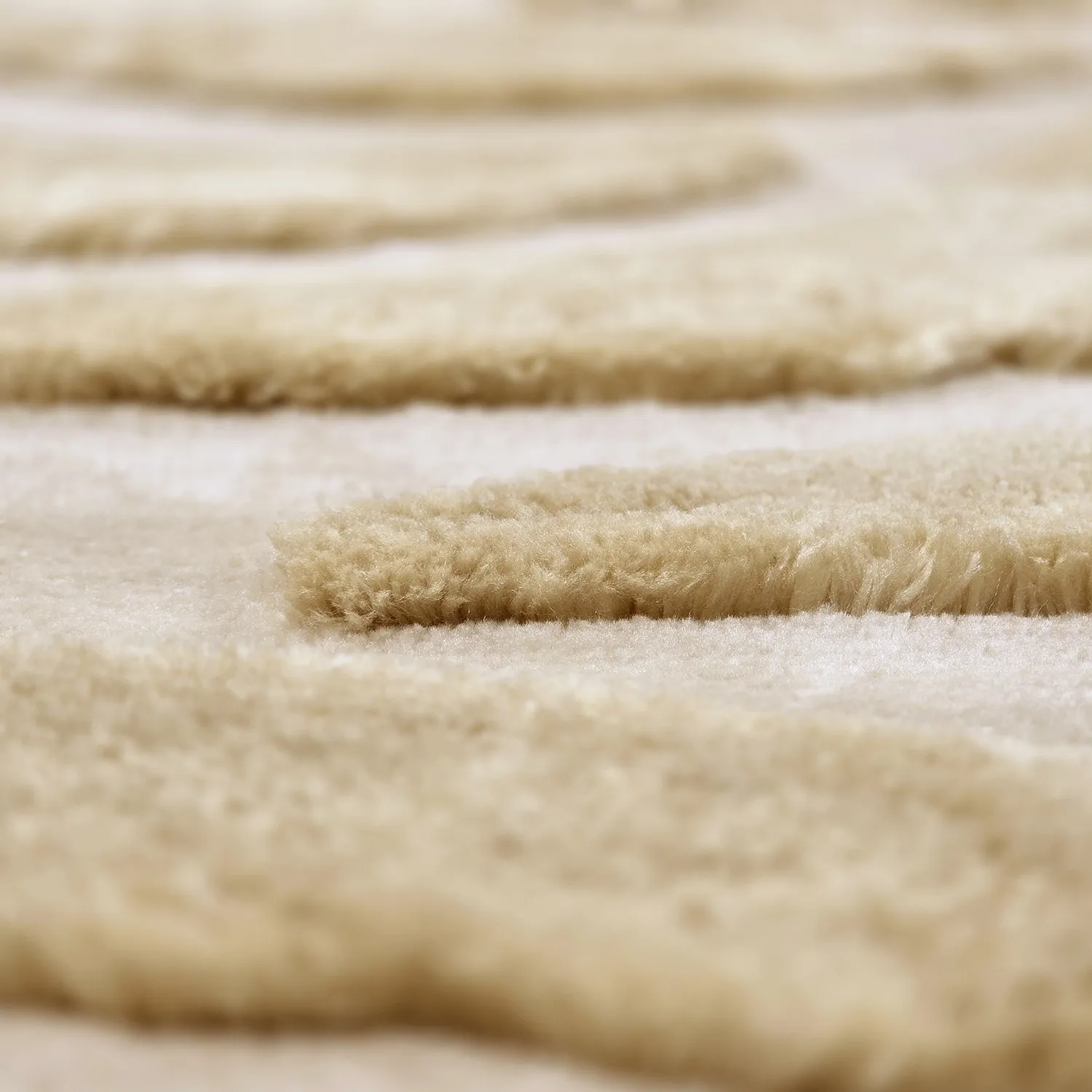 Ryatæpper - Fergana (creme/beige)