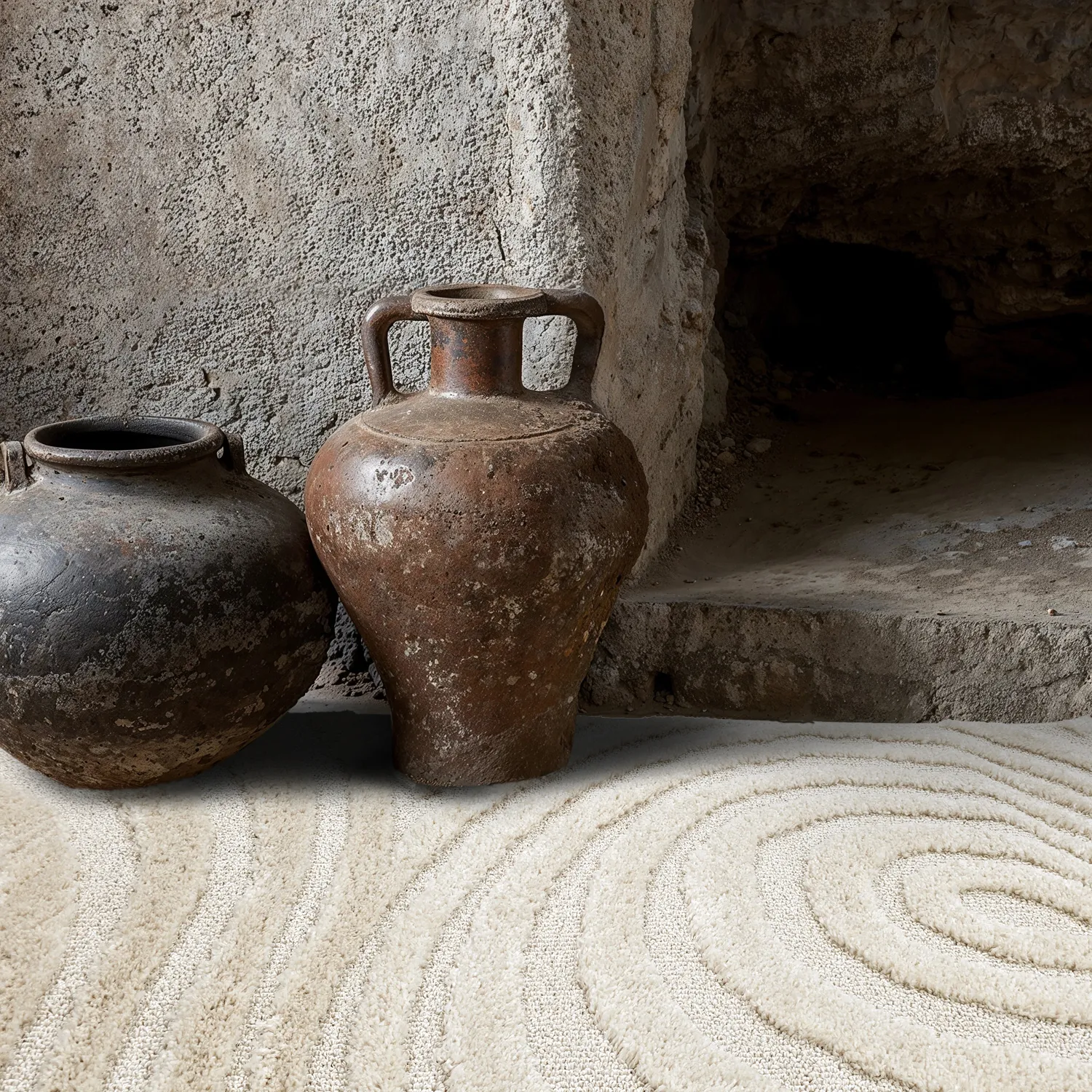 Ryatæpper - Gifu (off-white)