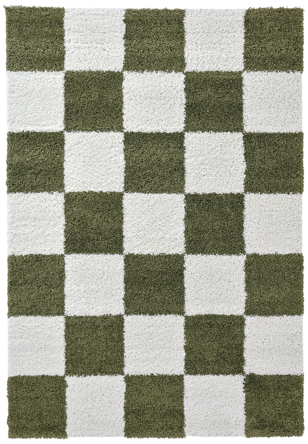 Ryatæpper - Gordes (grøn/hvid)