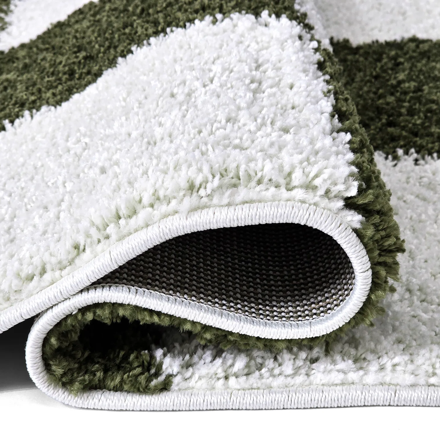 Ryatæpper - Gordes (grøn/hvid)