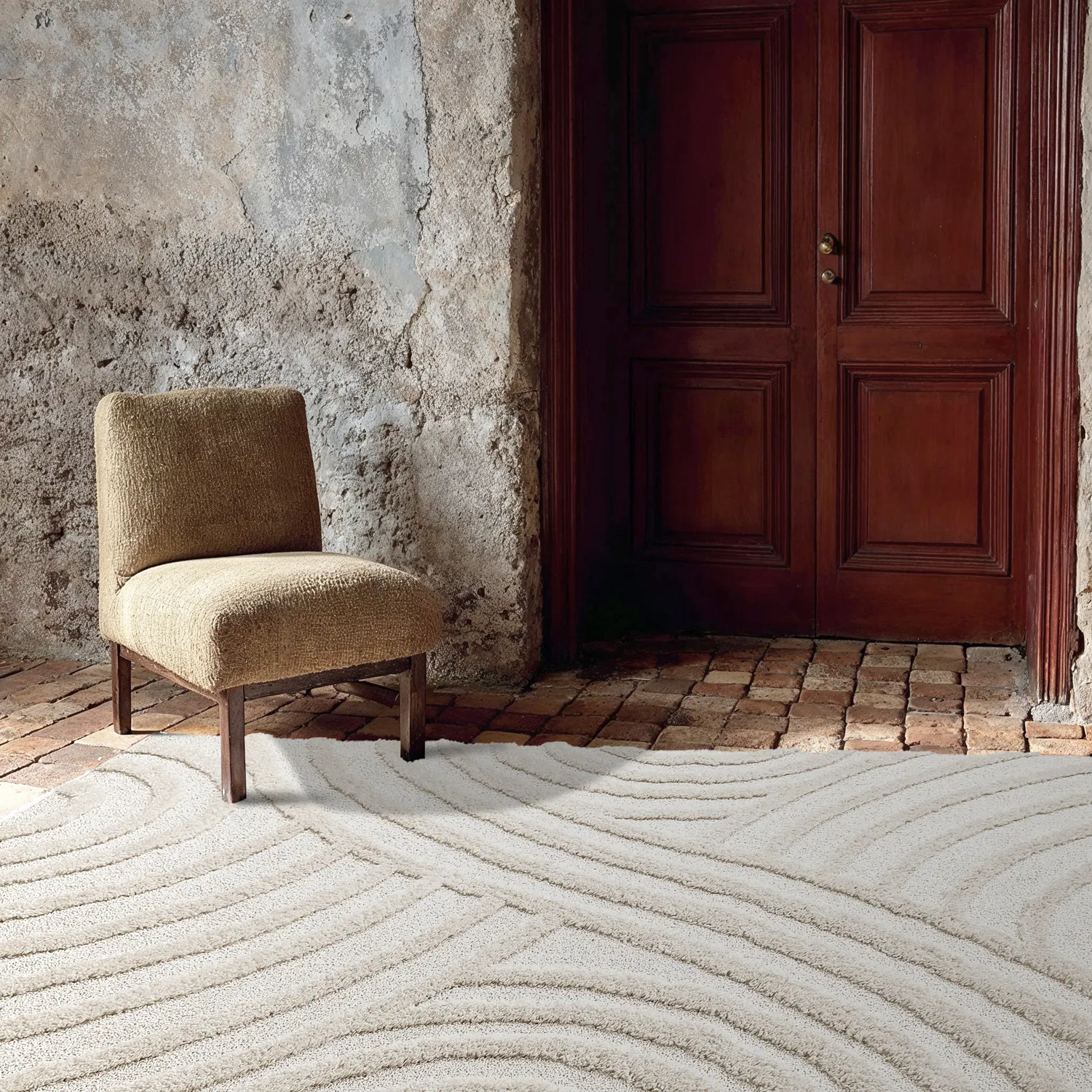 Ryatæpper - Iwaki (off-white)