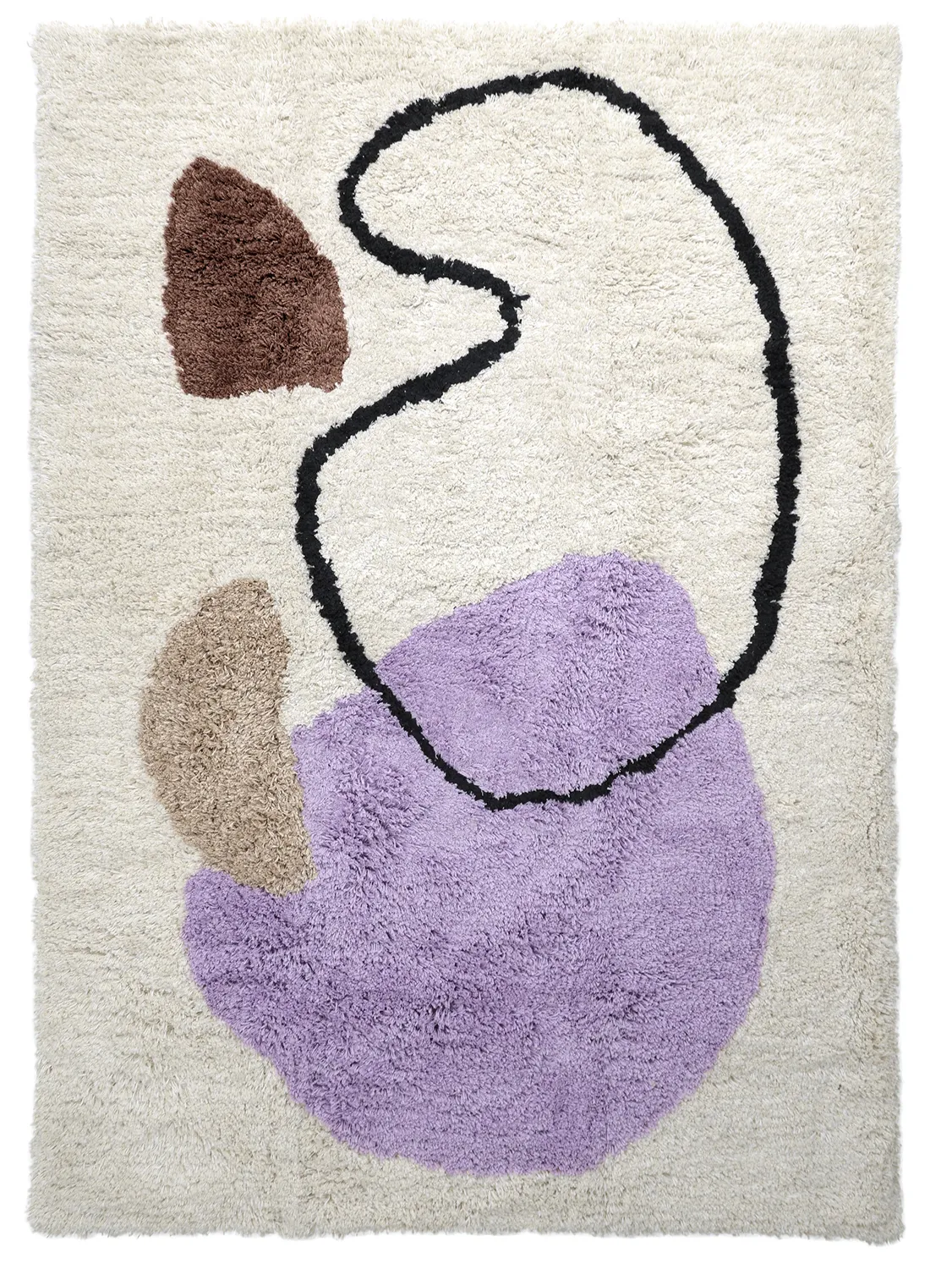 Ryatæpper - Naousa Natural Cotton Shaggy (multi)