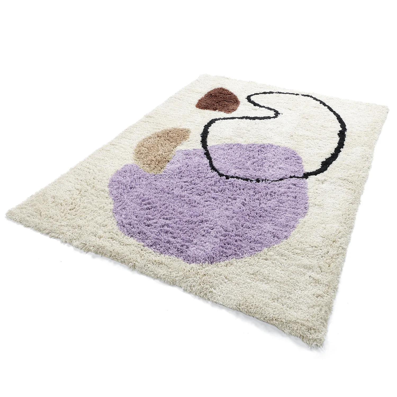Ryatæpper - Naousa Natural Cotton Shaggy (multi)
