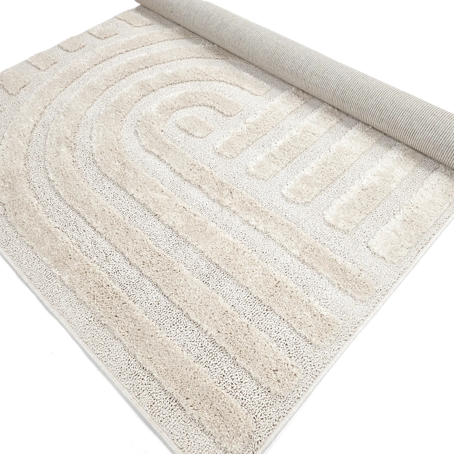 Ryatæpper - Naha (off-white)