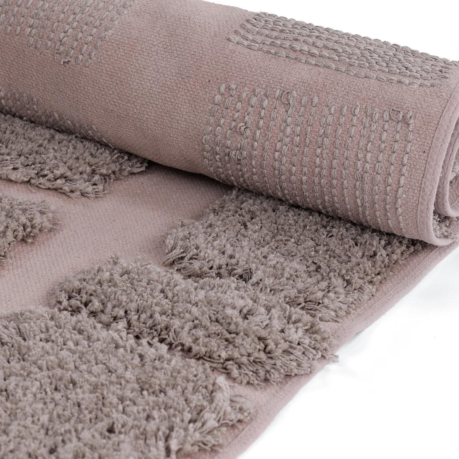 Ryatæpper - Otranto Natural Cotton Shaggy (taupe)