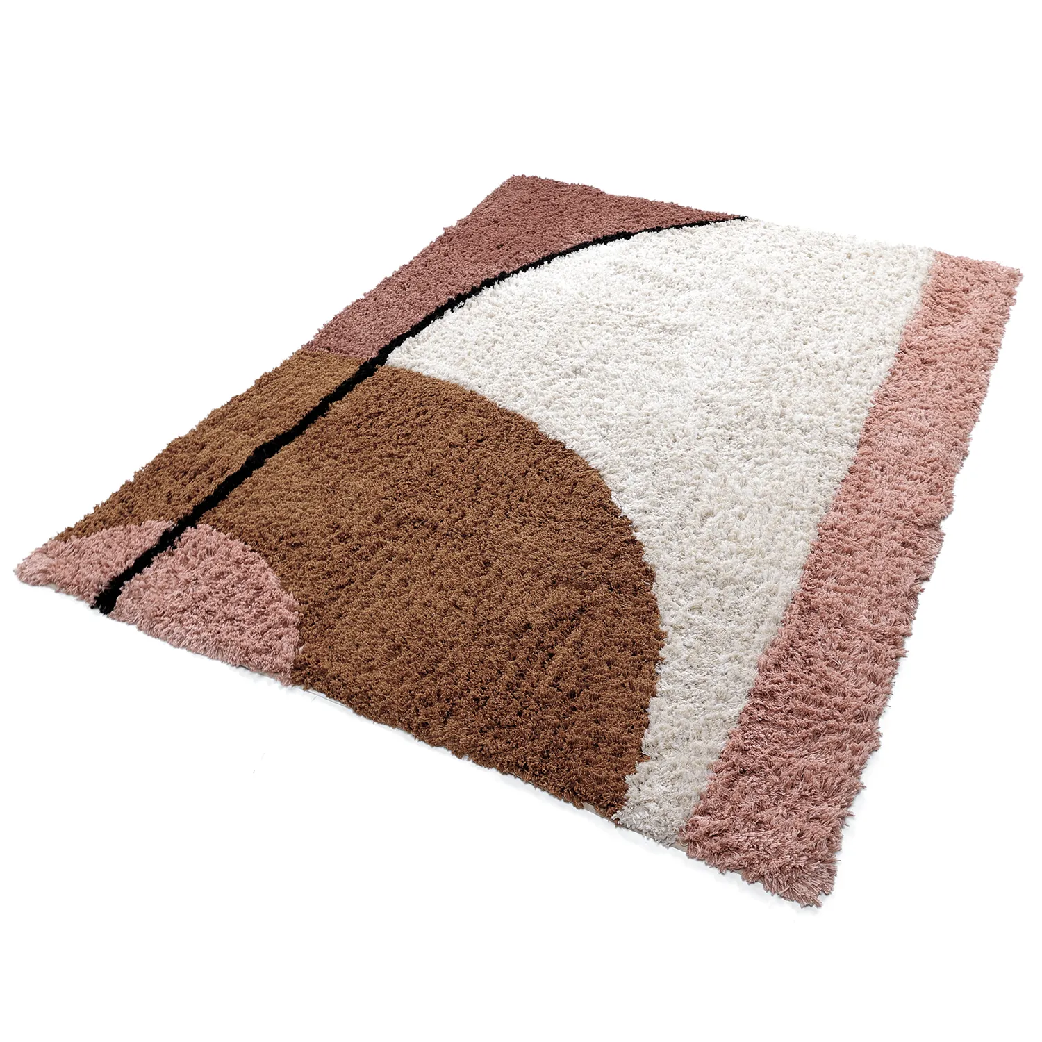 Ryatæpper - Perast Natural Cotton Shaggy (multi)