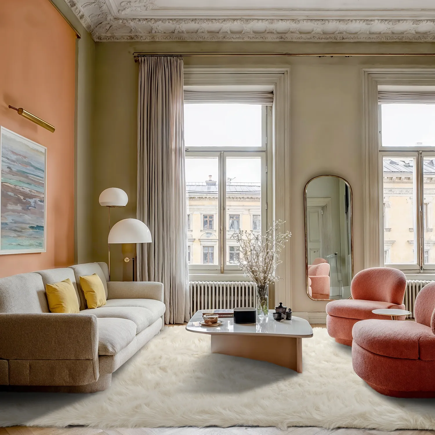 Ryatæpper - Sohar (beige)