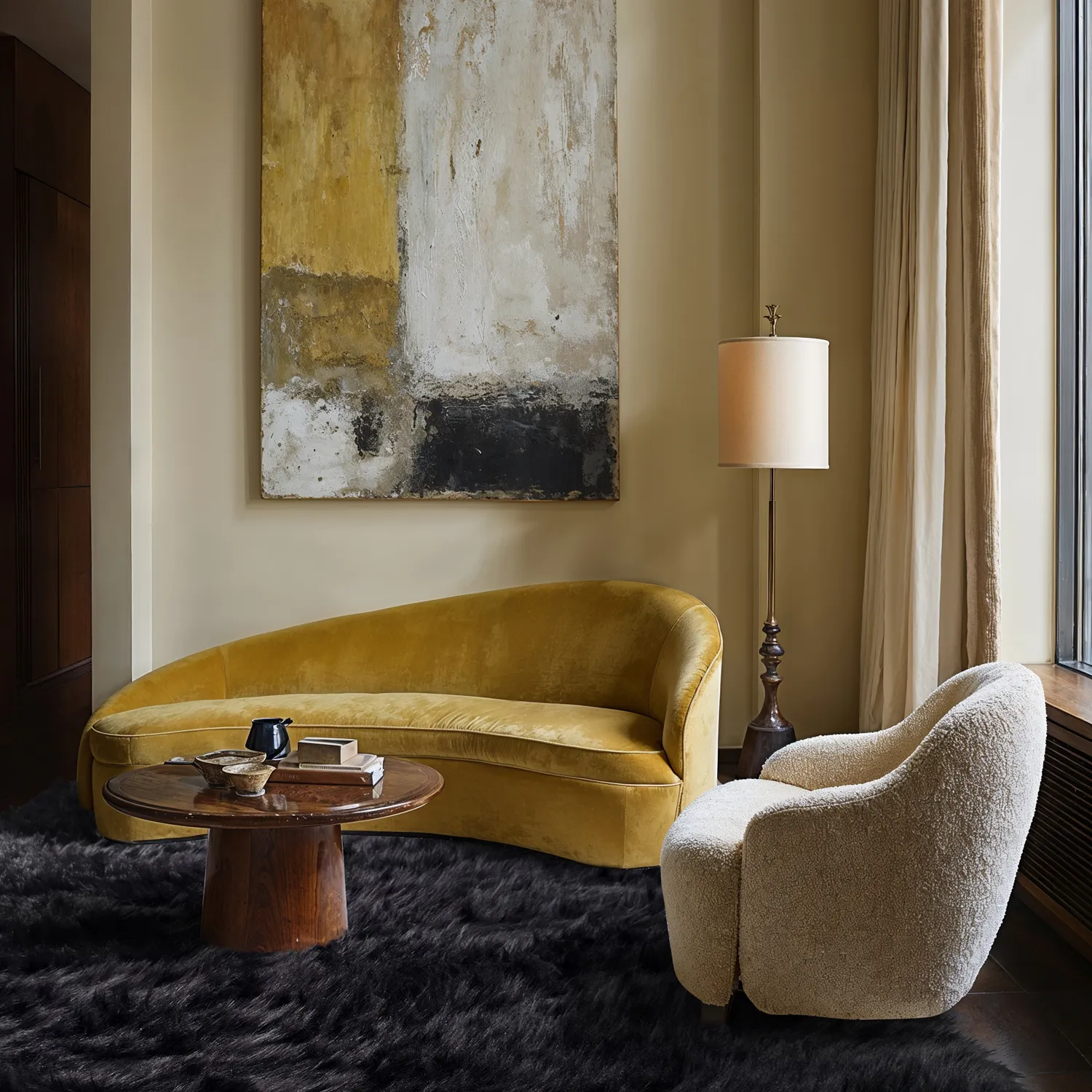 Ryatæpper - Sohar (sort)