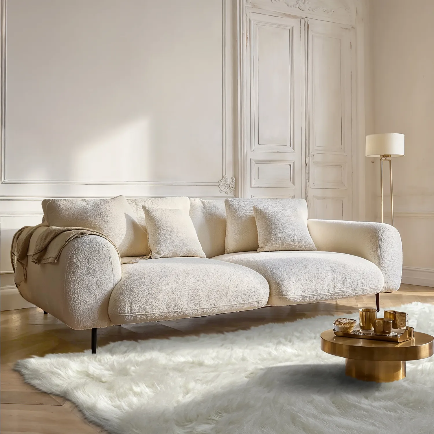 Ryatæpper - Sohar (hvid)