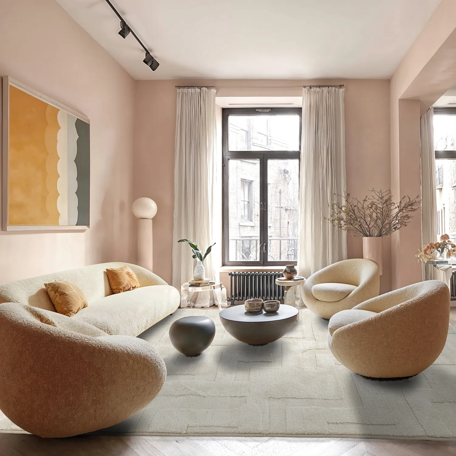 Ryatæpper - Tripoli (beige)