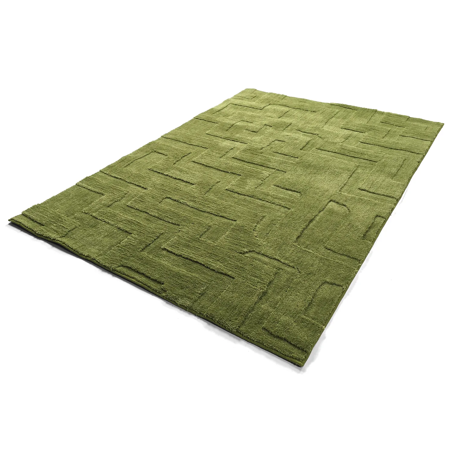 Ryatæpper - Tripoli (mosgrøn)