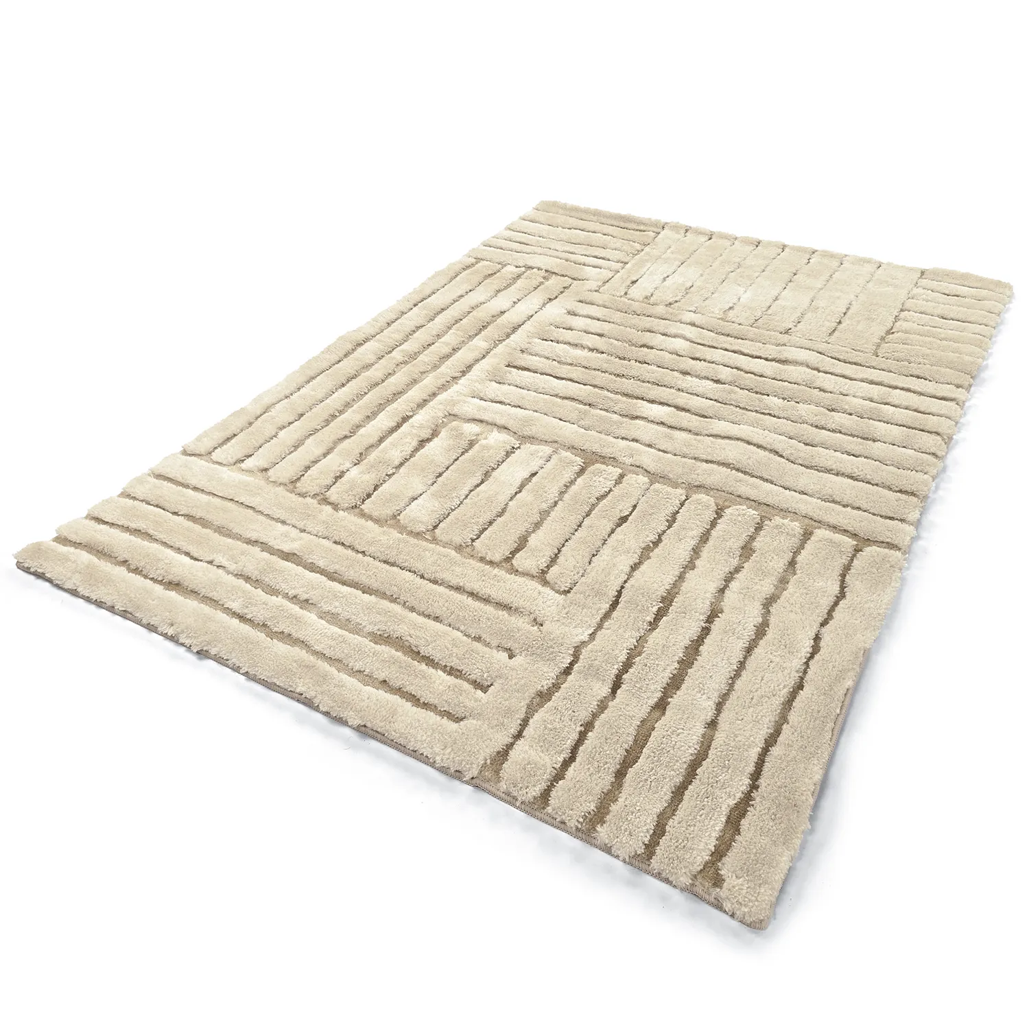 Ryatæpper - Tyros (beige/creme)