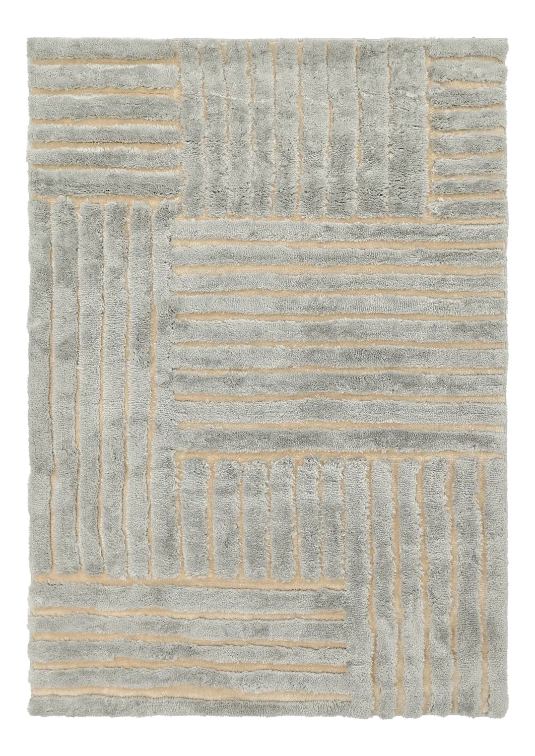 Ryatæpper - Tyros (creme/grå)