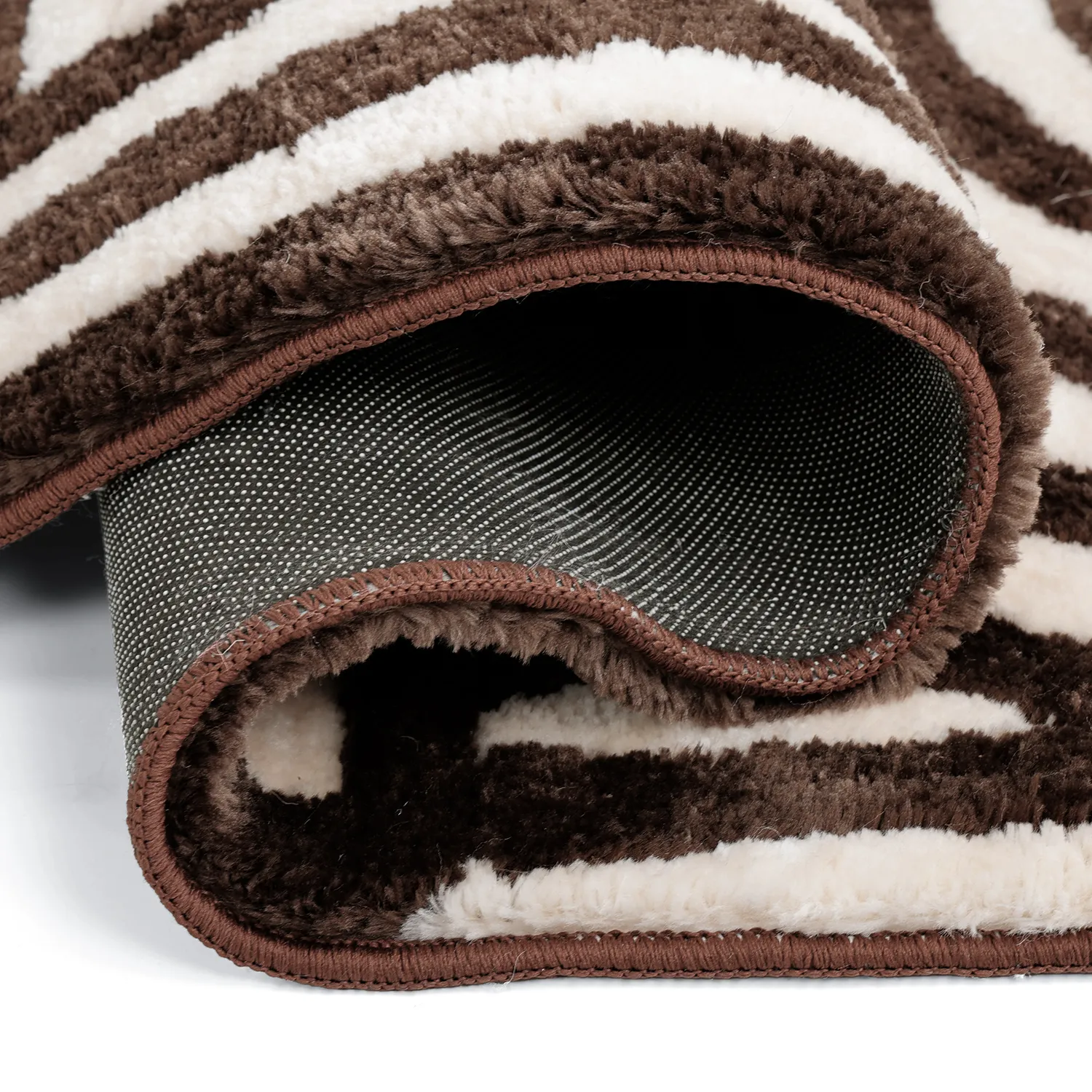 Ryatæpper - Volos (creme/brun)