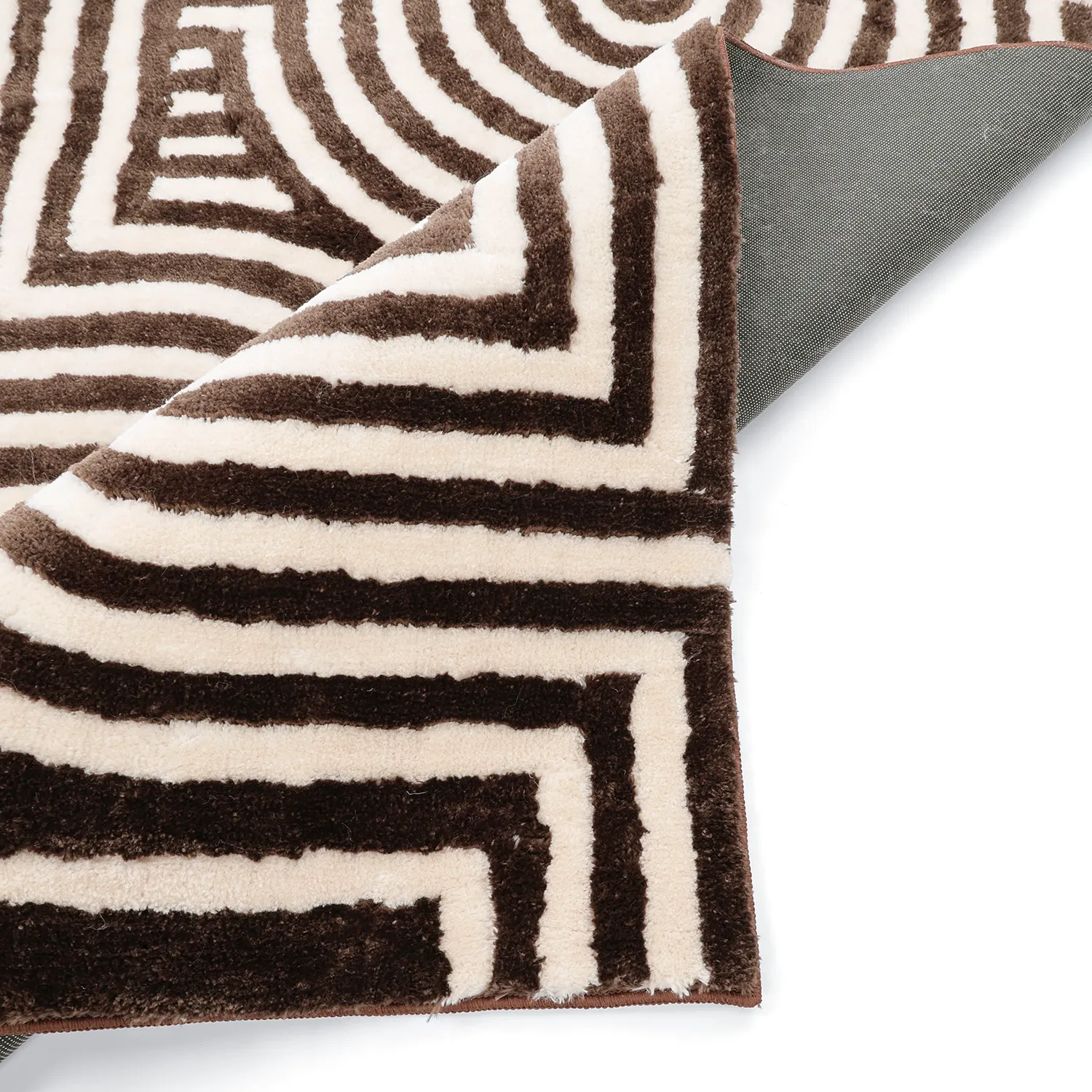 Ryatæpper - Volos (creme/brun)