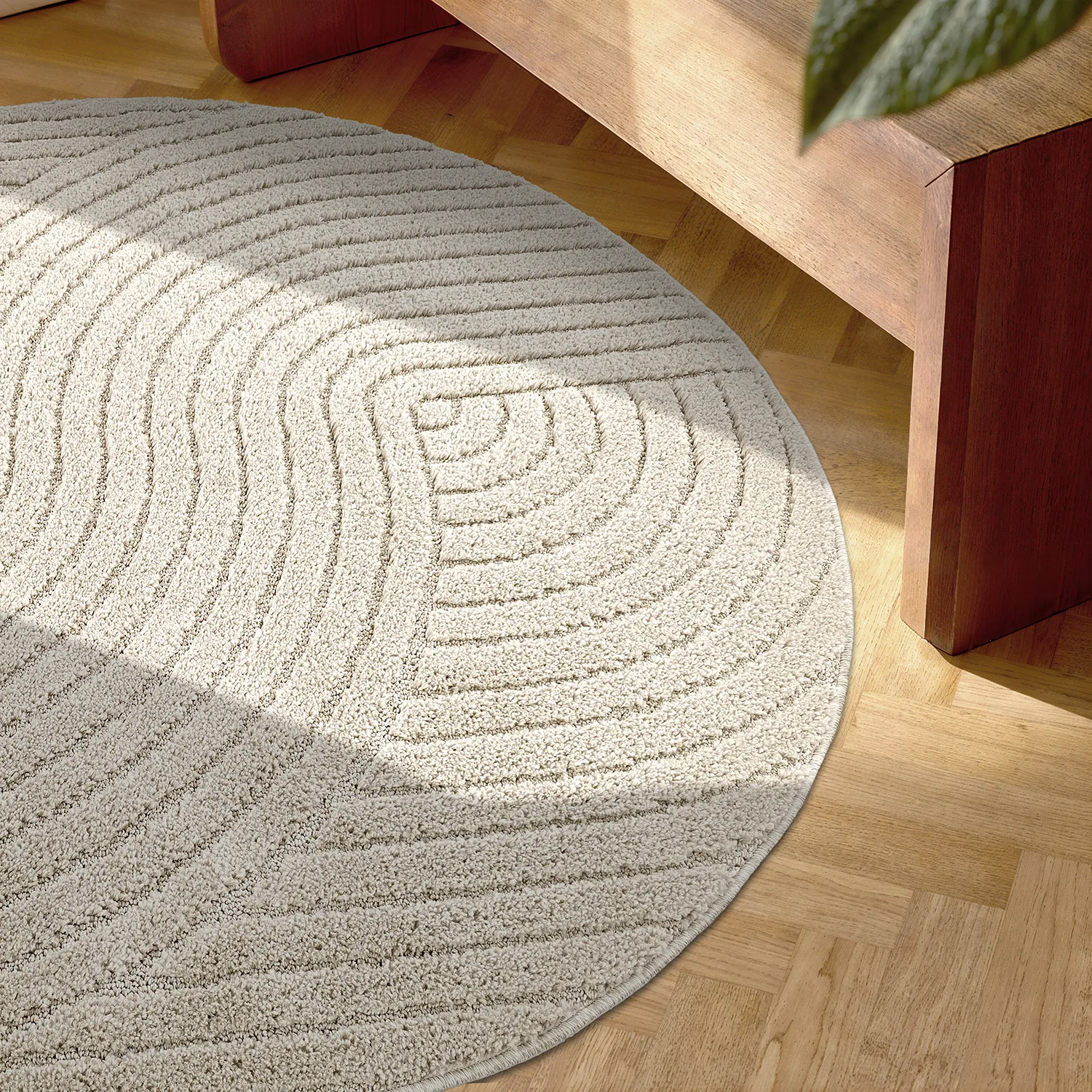 Runde tæpper - Wendy (beige)