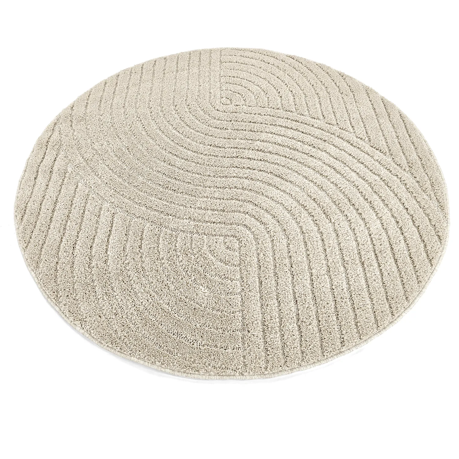 Runde tæpper - Wendy (beige)