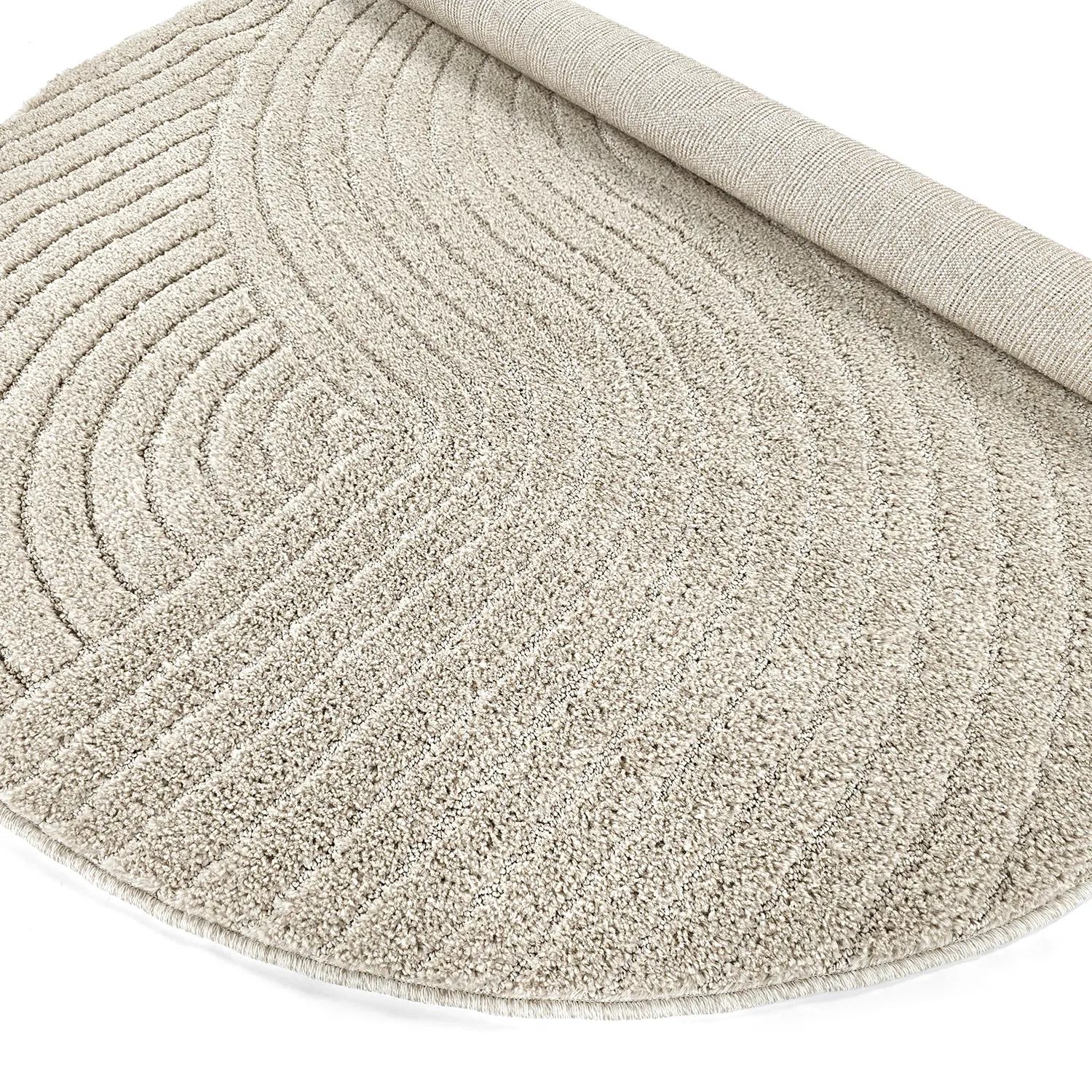 Runde tæpper - Wendy (beige)