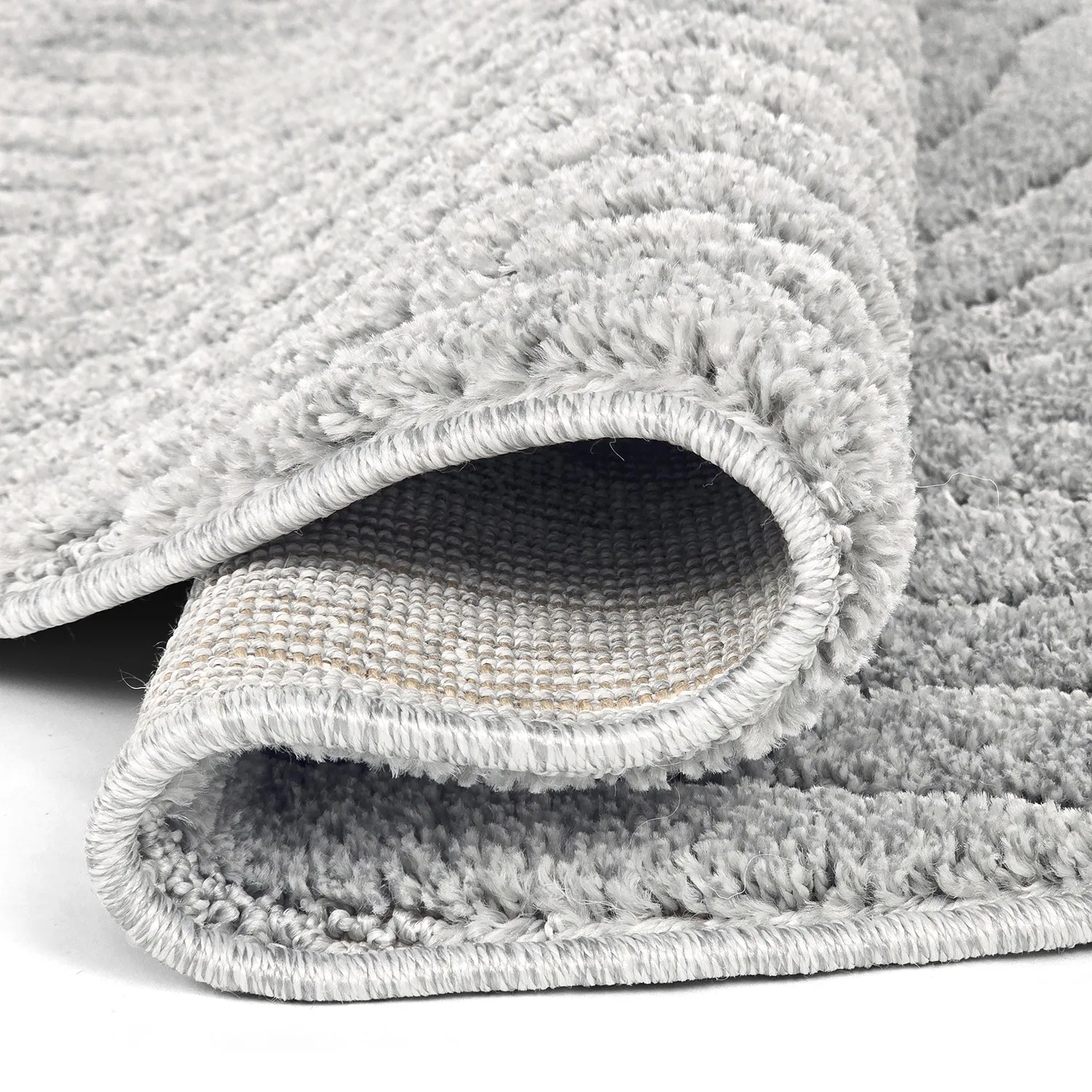 Runde tæpper - Wendy (lysegrå)