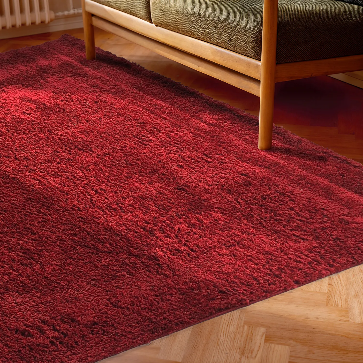 Ryatæpper - Zoe (rød)