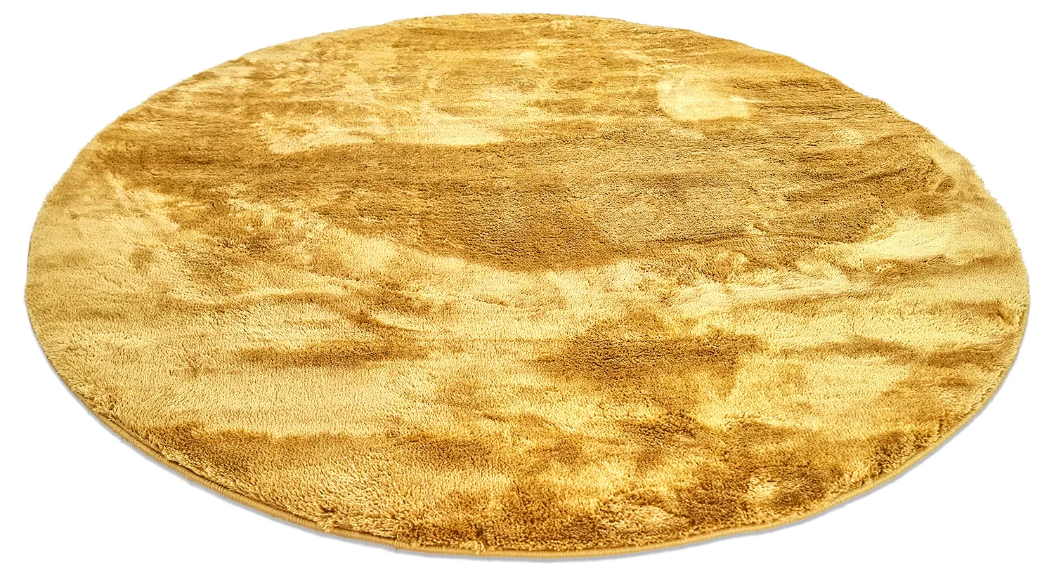 Runde tæpper - Aranga Super Soft Fur (ochre)