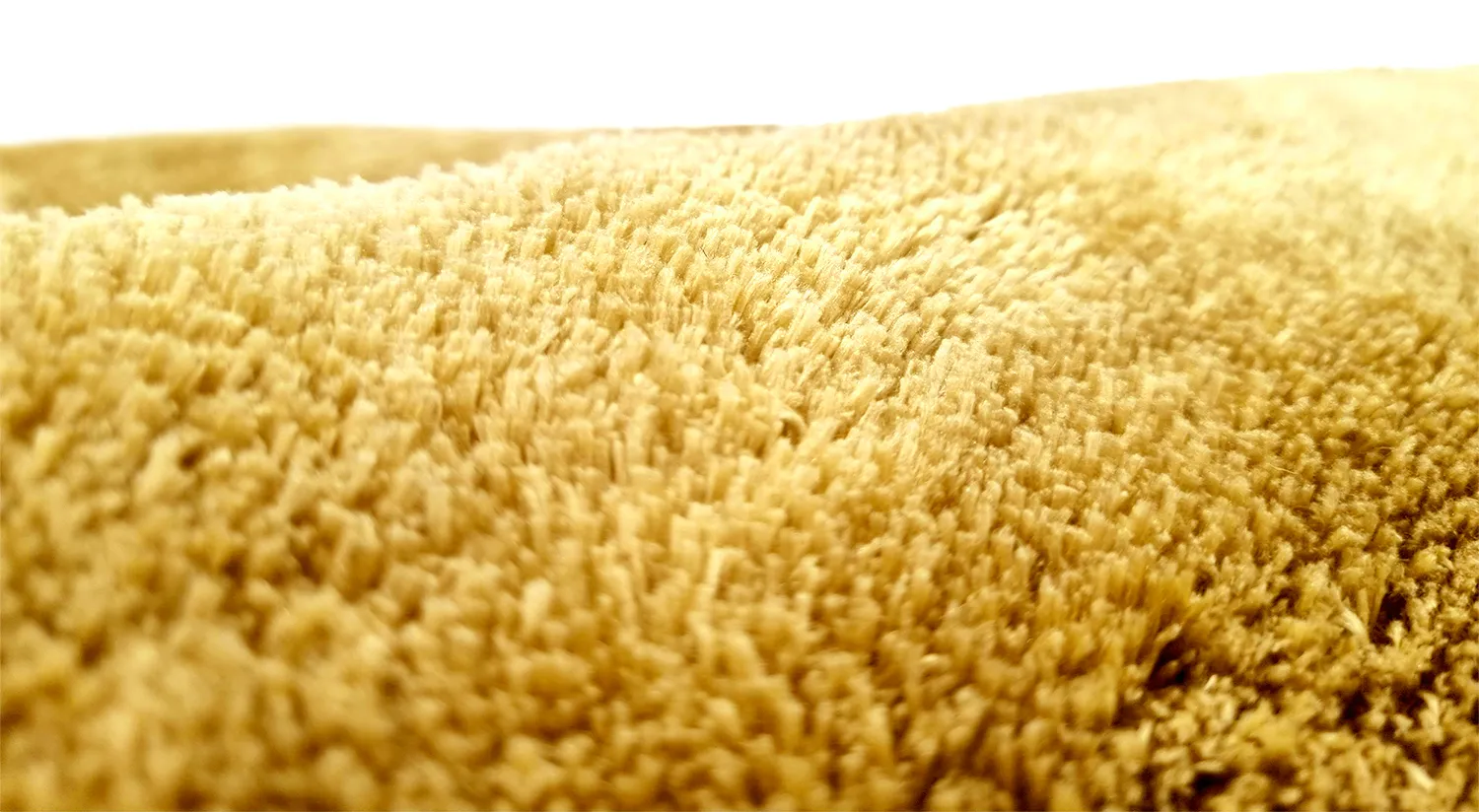 Runde tæpper - Aranga Super Soft Fur (ochre)