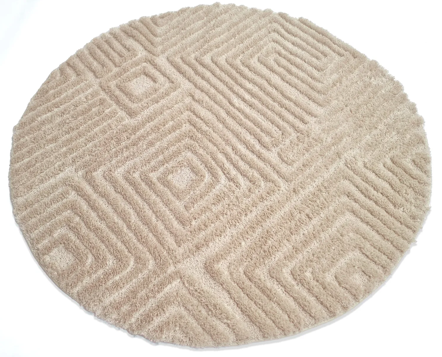 Runde tæpper - Monti (beige)