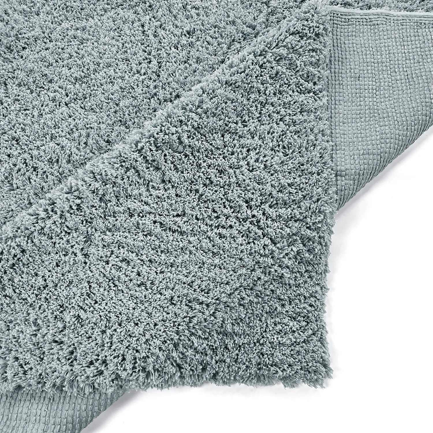 Ryatæpper - Combarro Solid Cotton Shaggy (lyseblå)