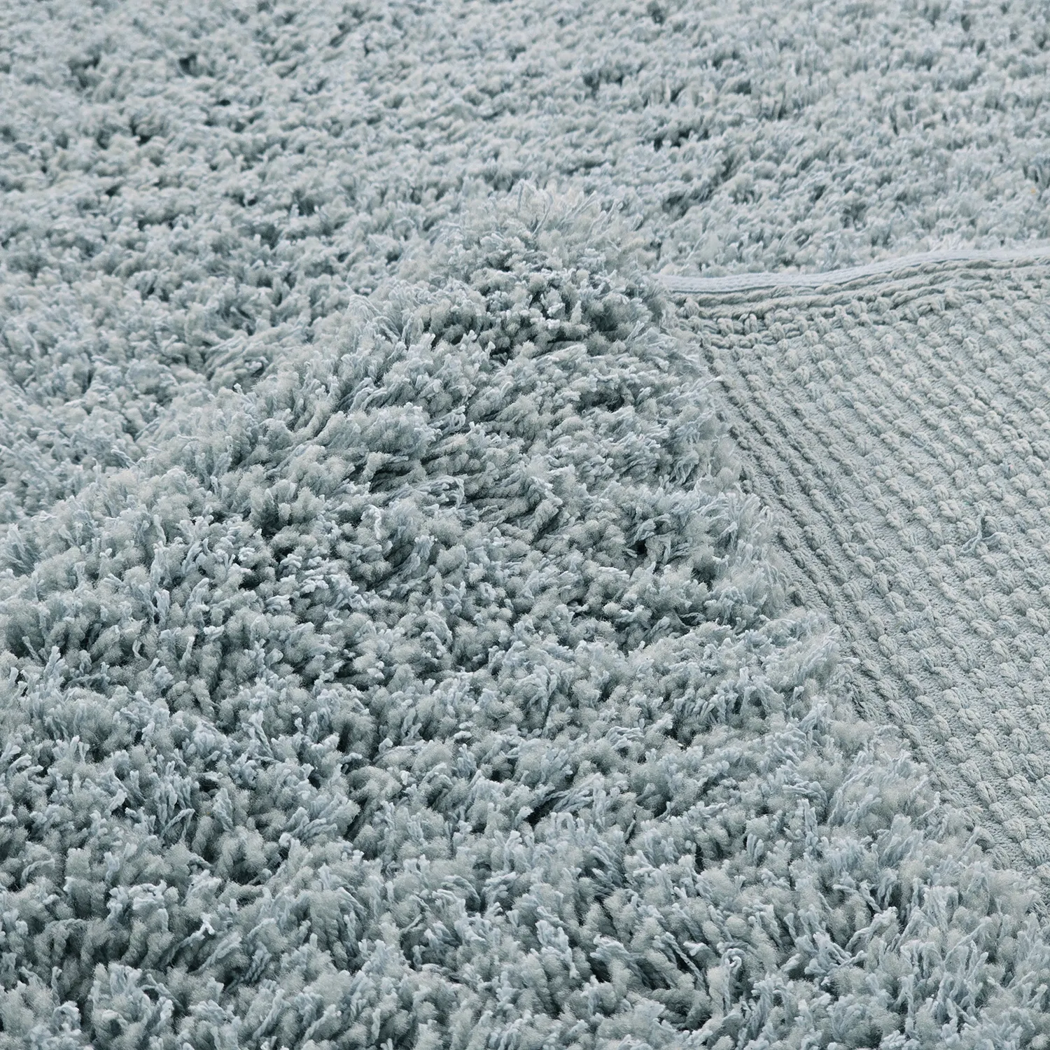 Ryatæpper - Combarro Solid Cotton Shaggy (lyseblå)