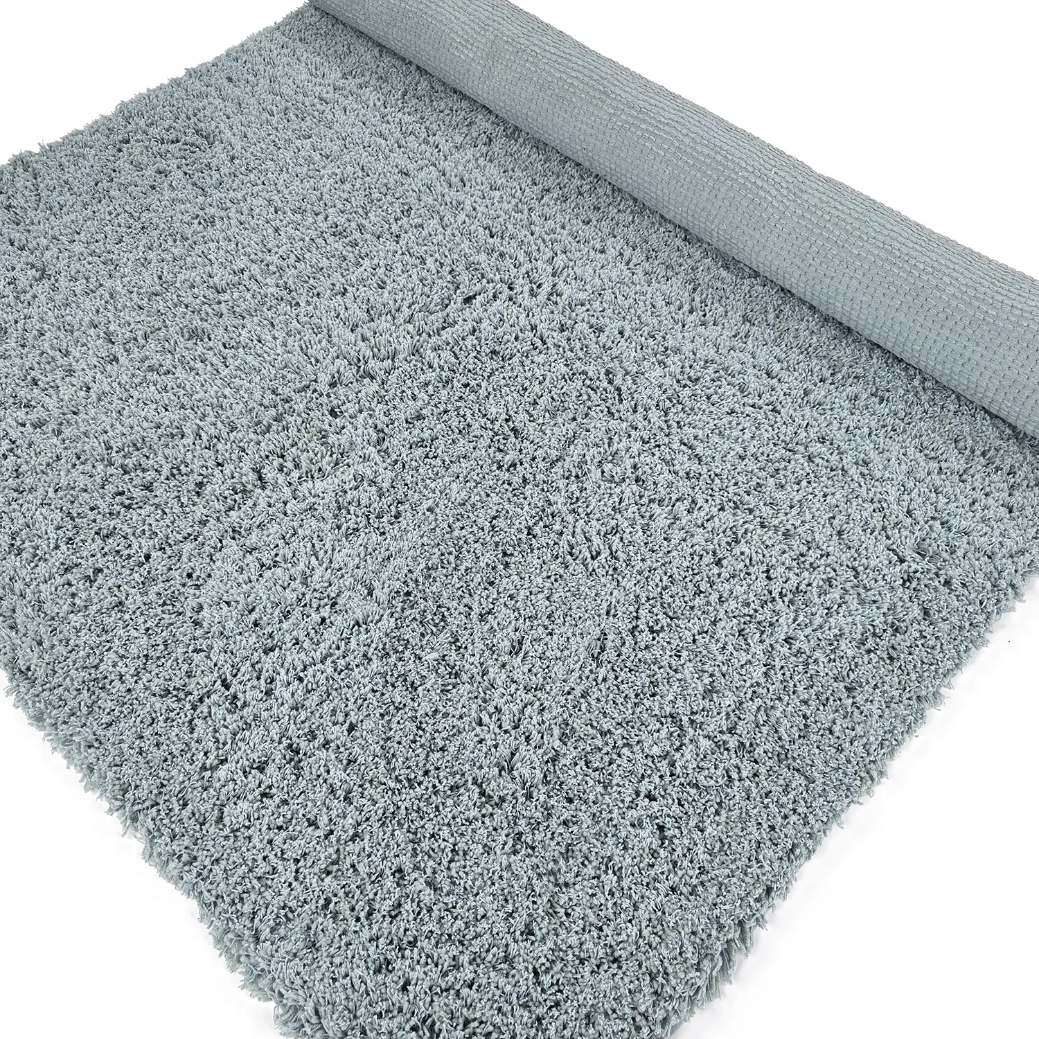 Ryatæpper - Combarro Solid Cotton Shaggy (lyseblå)