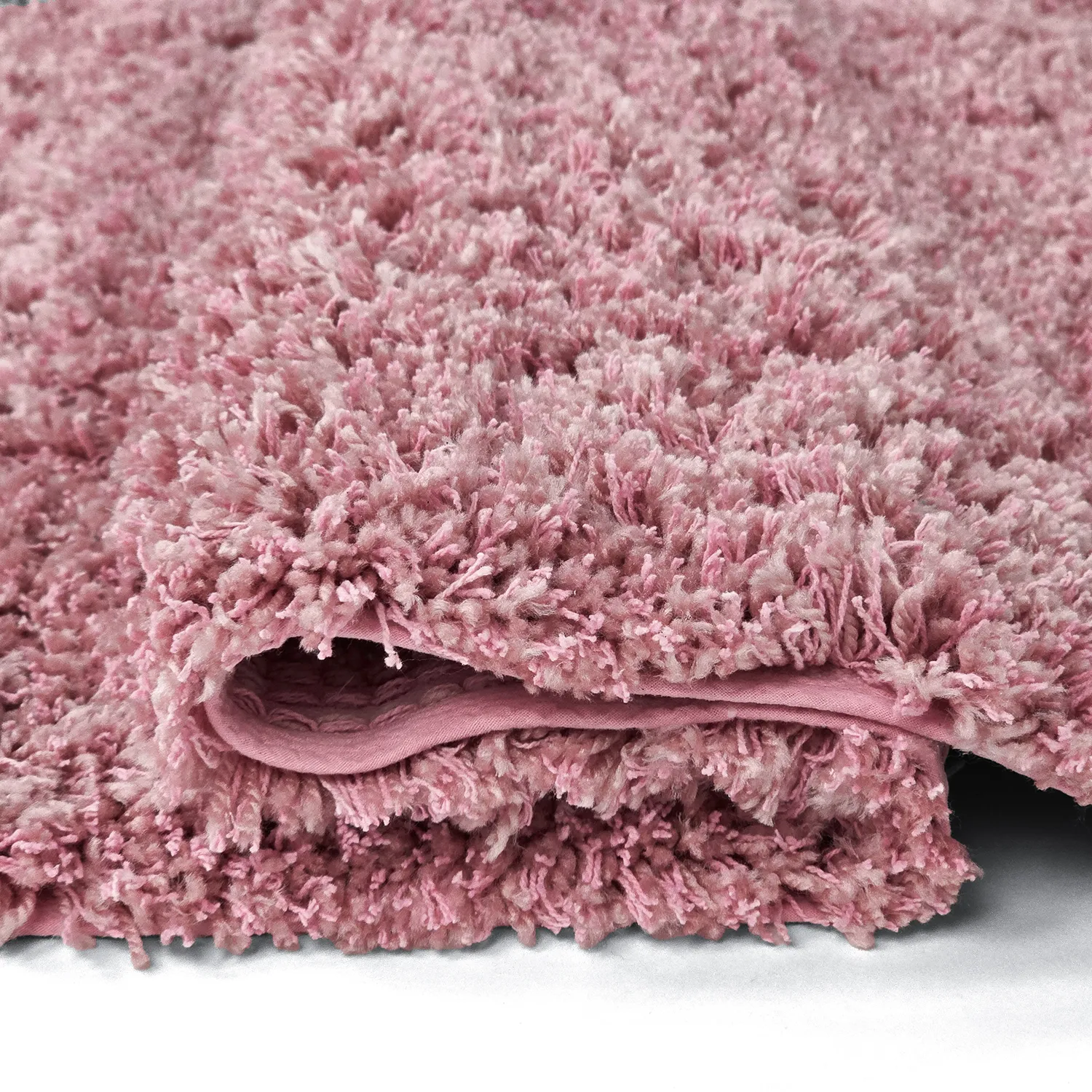 Ryatæpper - Combarro Solid Cotton Shaggy (lyserosa)