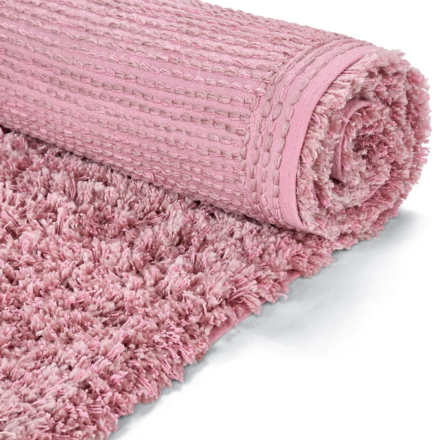 Ryatæpper - Combarro Solid Cotton Shaggy (lyserosa)