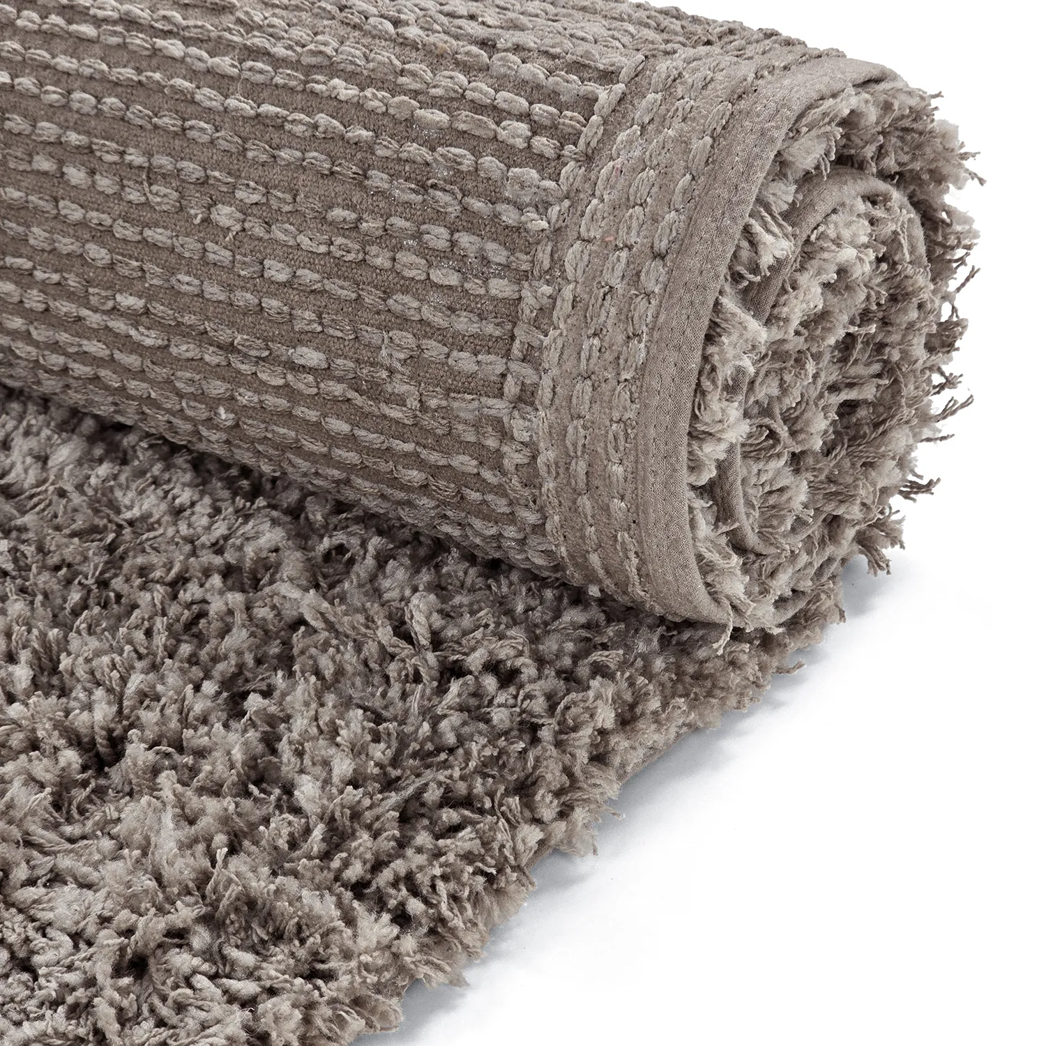 Ryatæpper - Combarro Solid Cotton Shaggy (taupe)